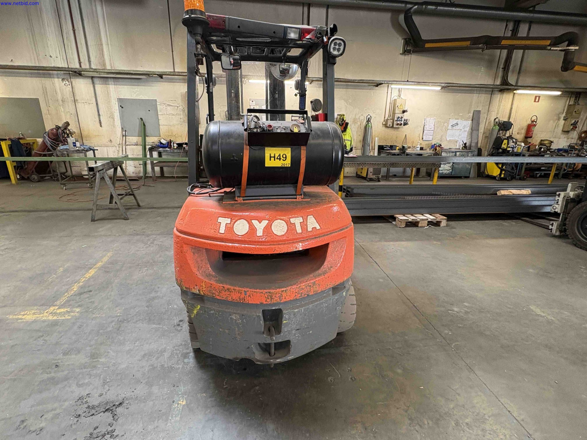 LPG counterbalance forklift truck Toyota 02-7FGF35 – foto 16 – kavel bij NetBid, Sint Baafs Vijve
