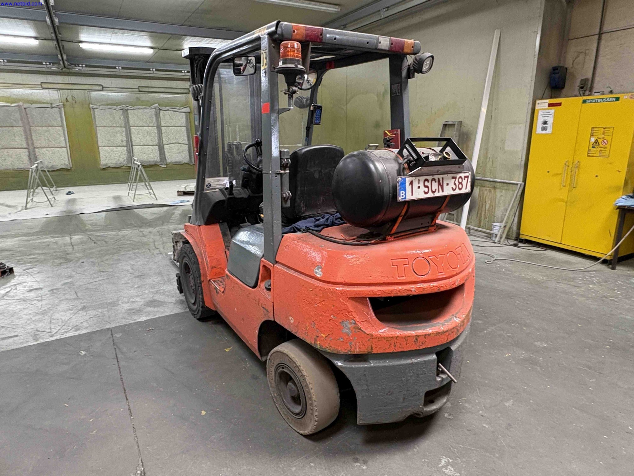 LPG counterbalance forklift truck Toyota 02-7FGF30 – foto 3 – kavel bij NetBid, Sint Baafs Vijve