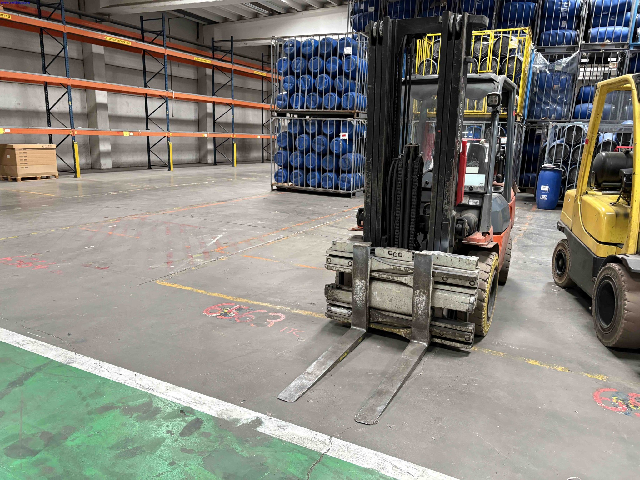 LPG counterbalance forklift truck Toyota 02-7FGF35 – foto 5 – kavel bij NetBid, Sint Baafs Vijve