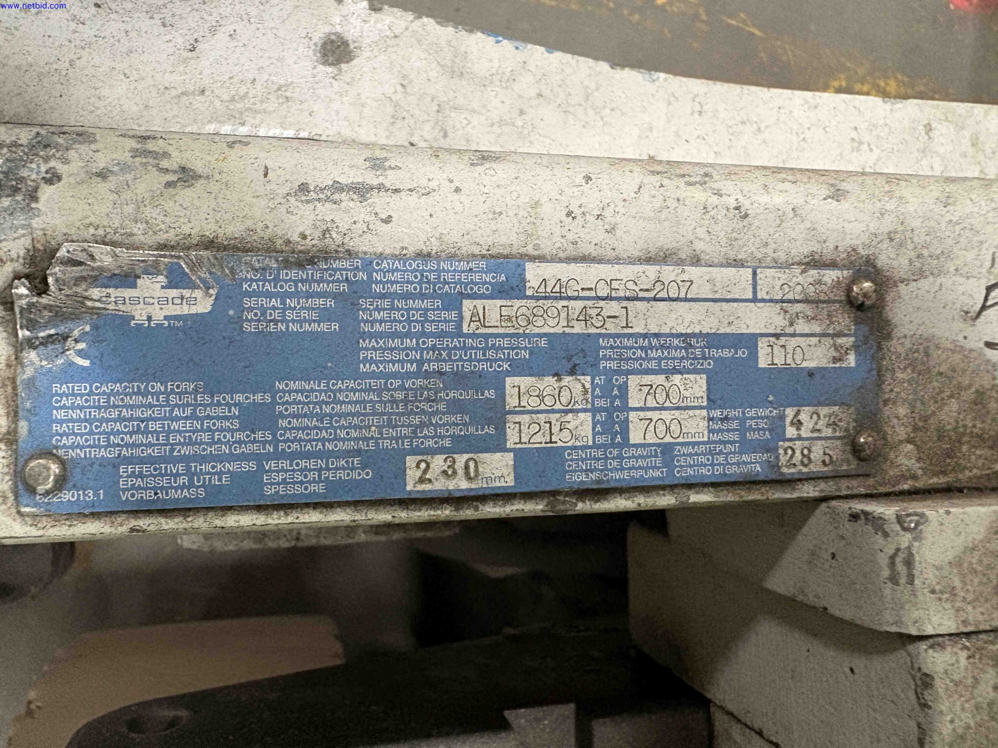 LPG counterbalance forklift truck Hyster H3.0FT – foto 16 – kavel bij NetBid, Sint Baafs Vijve