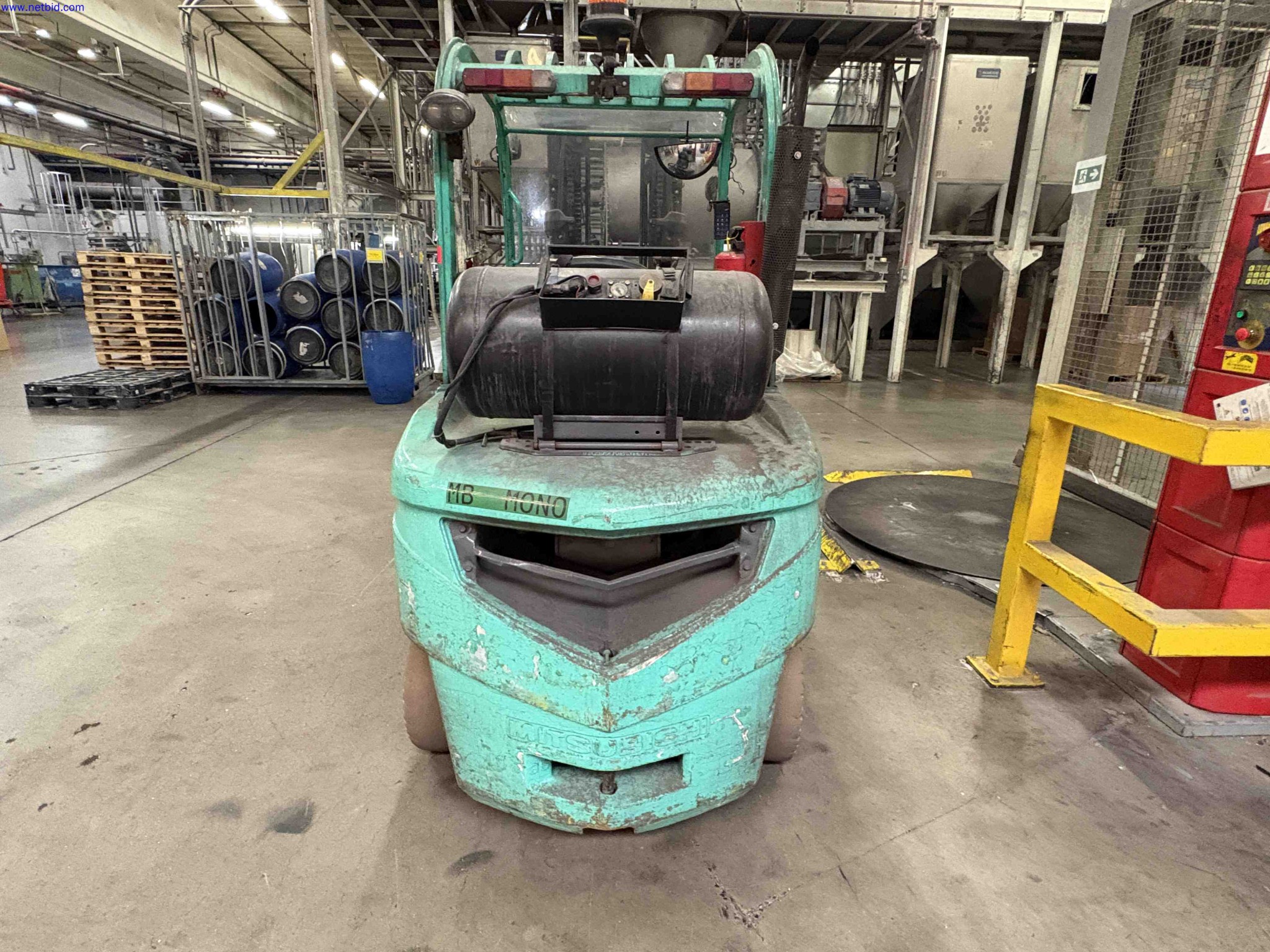 LPG counterbalance forklift truck Mitsubishi FG35N – foto 16 – kavel bij NetBid, Sint Baafs Vijve