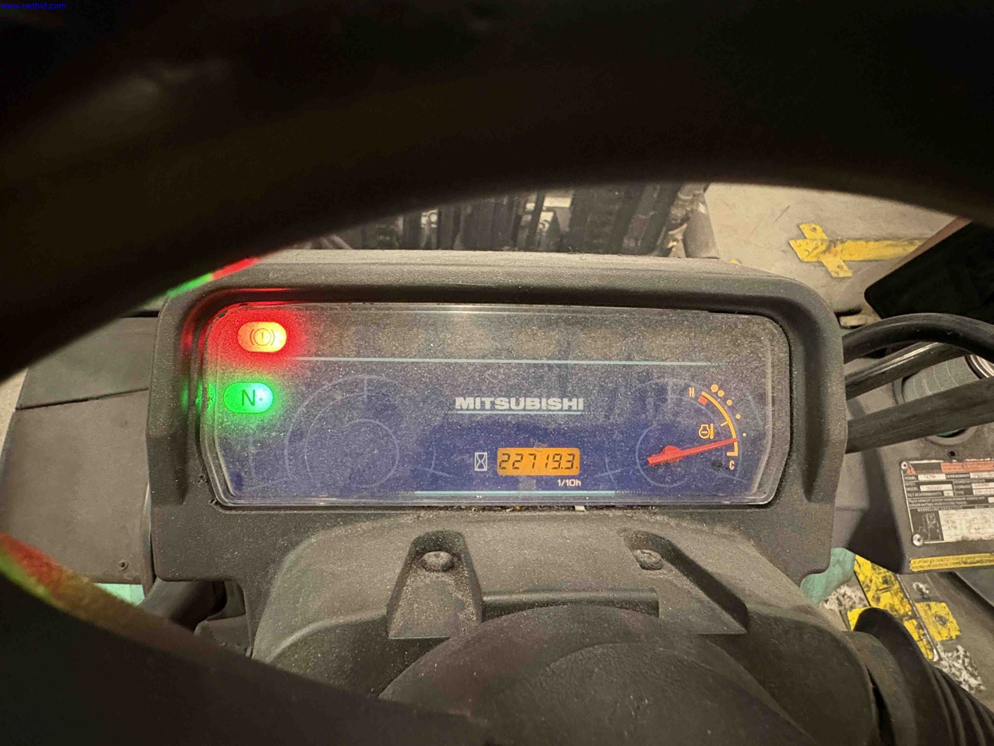 LPG counterbalance forklift truck Mitsubishi FG35N – foto 9 – kavel bij NetBid, Sint Baafs Vijve