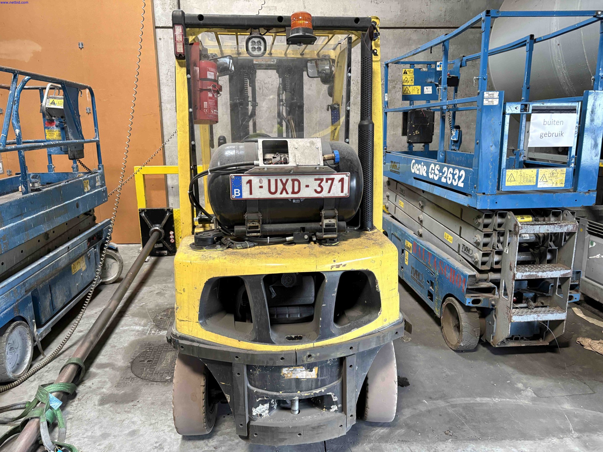 LPG counterbalance forklift truck Hyster H2.5FT – foto 16 – kavel bij NetBid, Sint Baafs Vijve