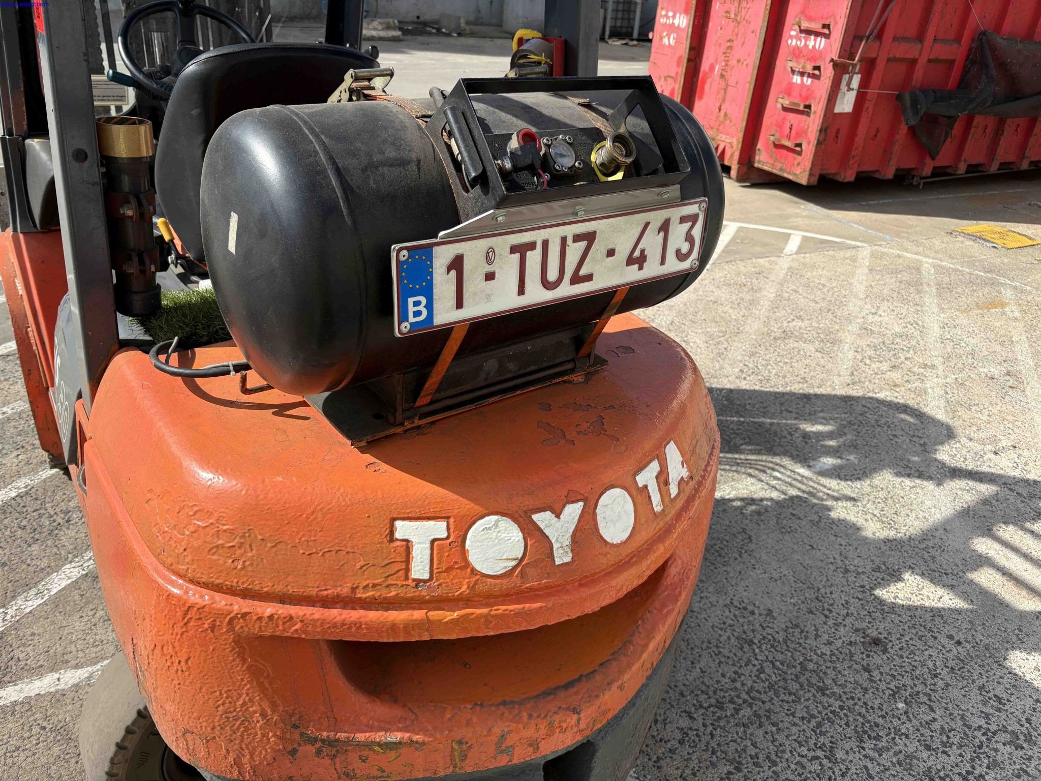 LPG counterbalance forklift truck Toyota 02-7FGF30 – foto 17 – kavel bij NetBid, Sint Baafs Vijve