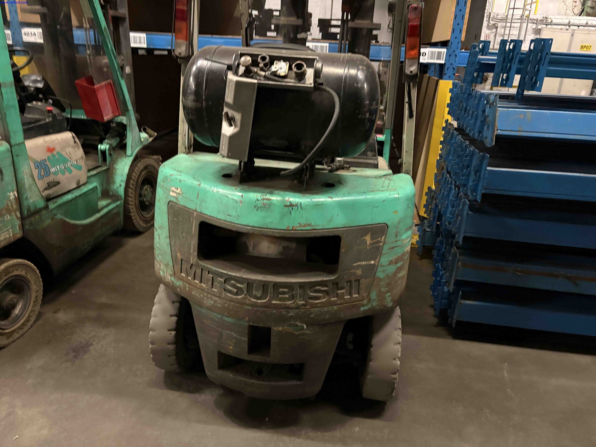 3 LPG Counterbalance Forklift Trucks Mitsubishi – foto 12 – kavel bij NetBid, Sint Baafs Vijve