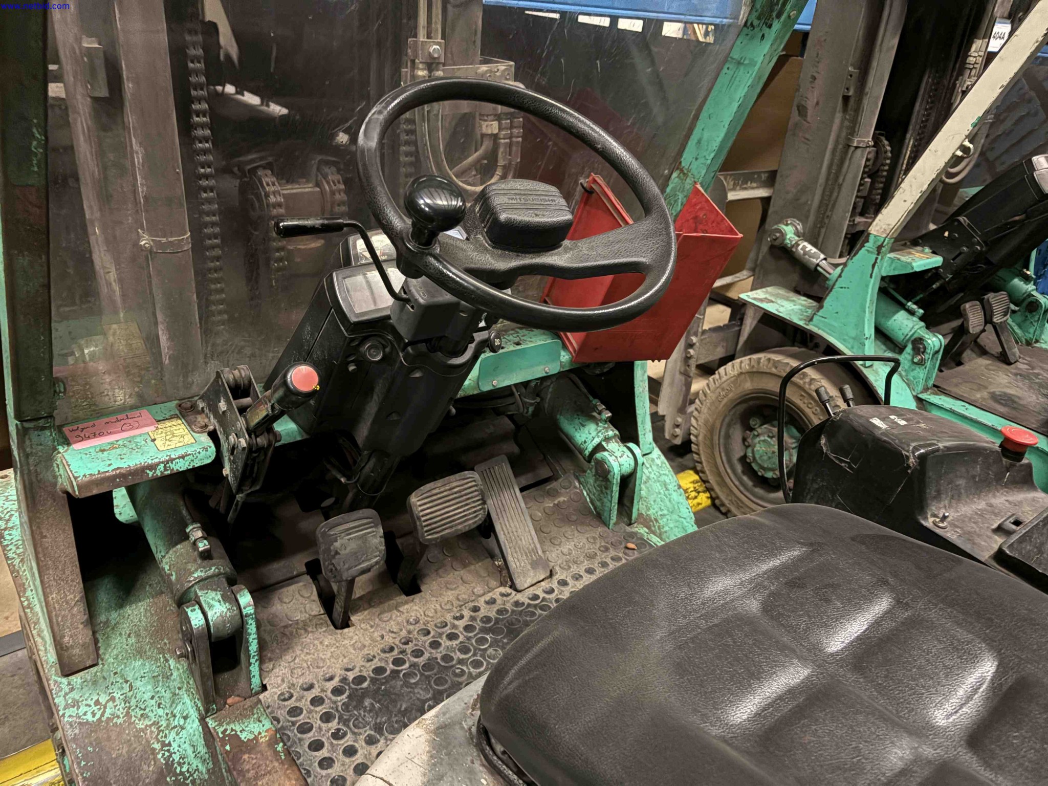 3 LPG Counterbalance Forklift Trucks Mitsubishi – foto 18 – kavel bij NetBid, Sint Baafs Vijve