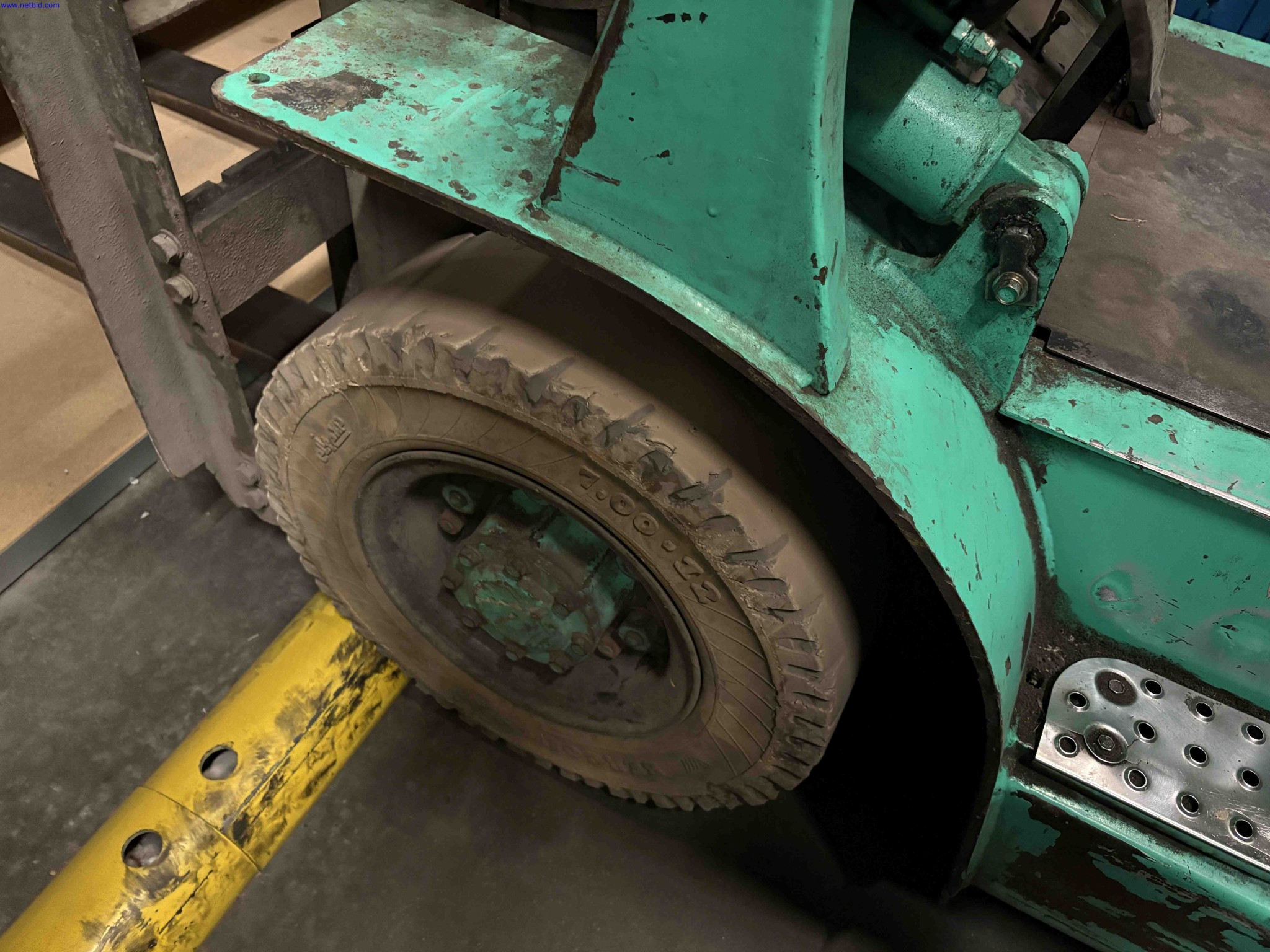 3 LPG Counterbalance Forklift Trucks Mitsubishi – foto 26 – kavel bij NetBid, Sint Baafs Vijve