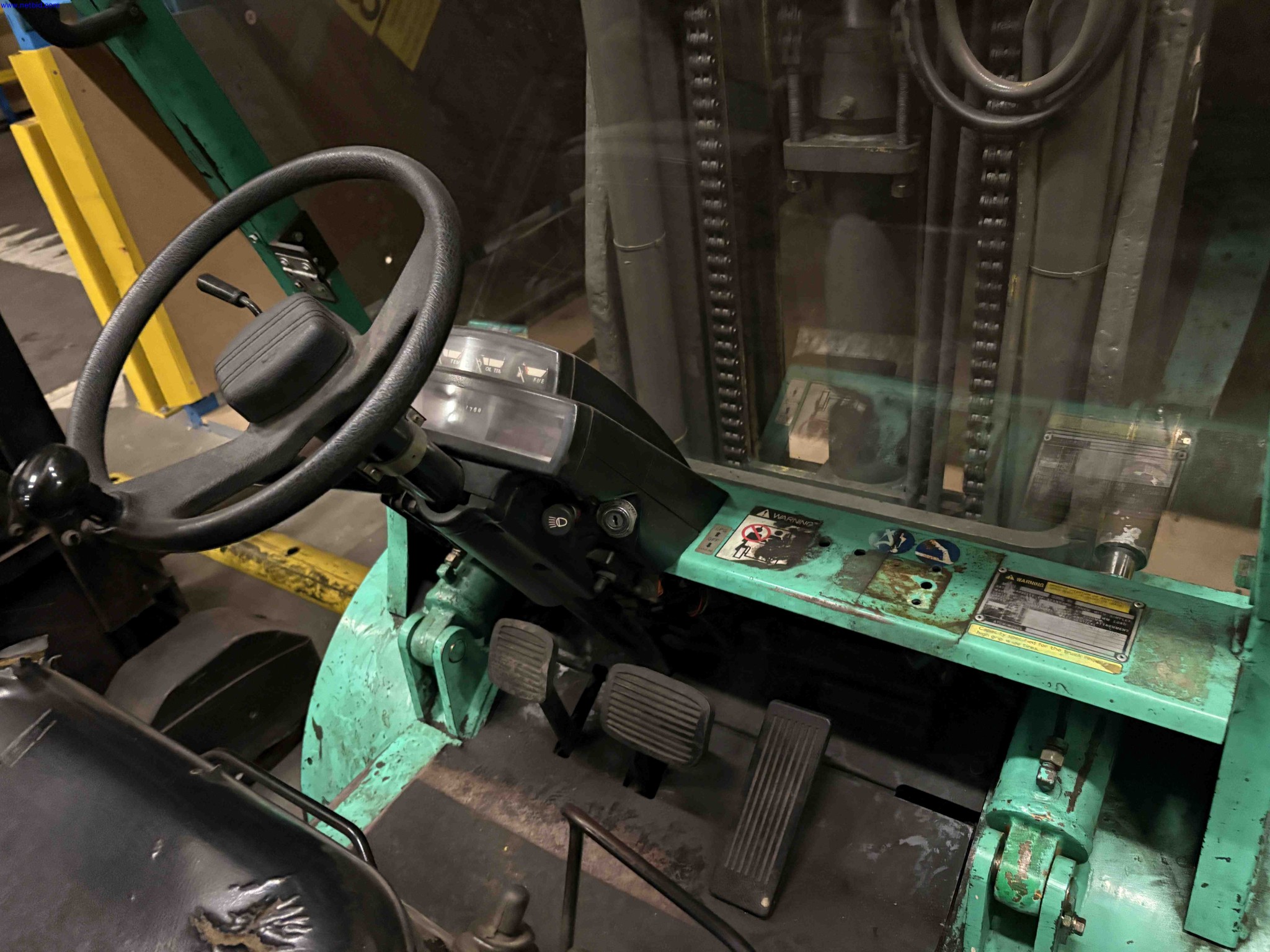 3 LPG Counterbalance Forklift Trucks Mitsubishi – foto 7 – kavel bij NetBid, Sint Baafs Vijve