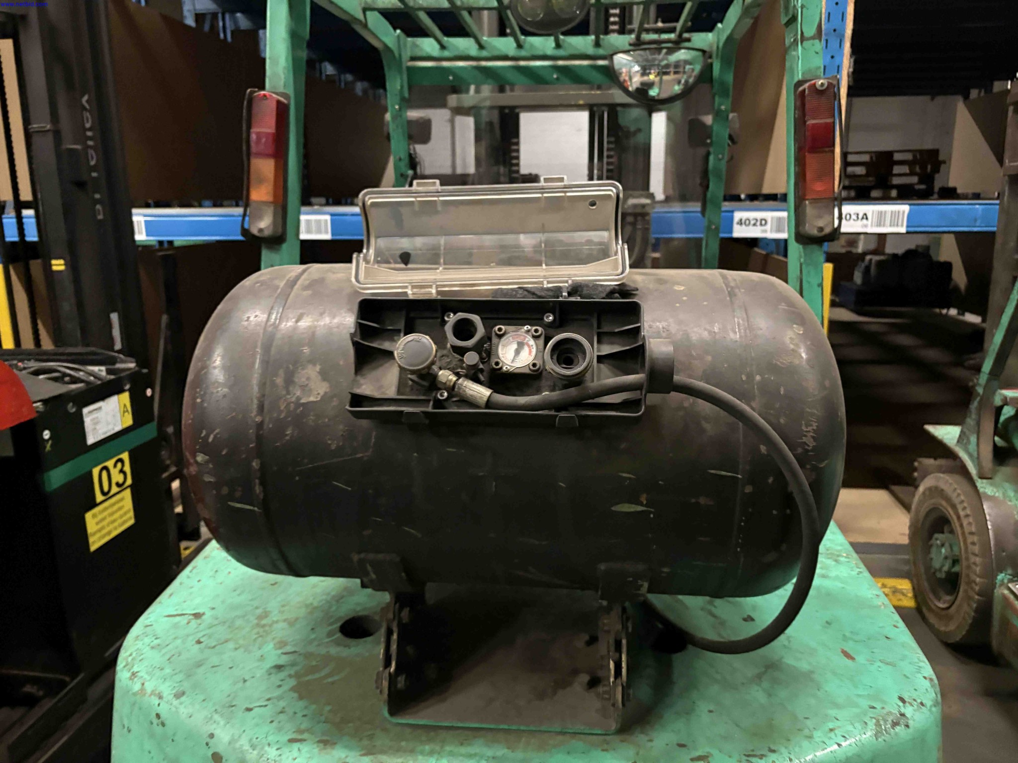 3 LPG Counterbalance Forklift Trucks Mitsubishi – foto 9 – kavel bij NetBid, Sint Baafs Vijve
