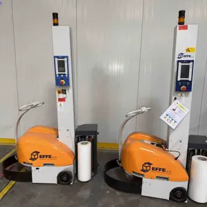 2 Semi Automatic, self propelled, pallet wrapping machine EFE 3TI Oscar V.5