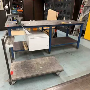Steel fabricated work table