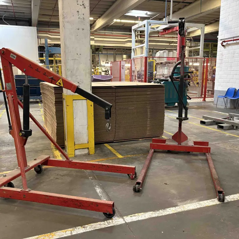 2 Mobile Floor Cranes RODAC RQC10N