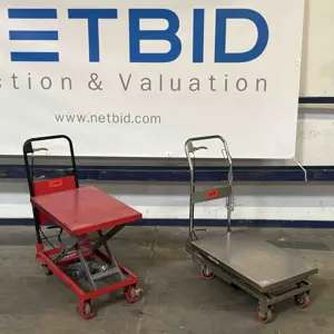 2 Hydraulic lift table trolley
