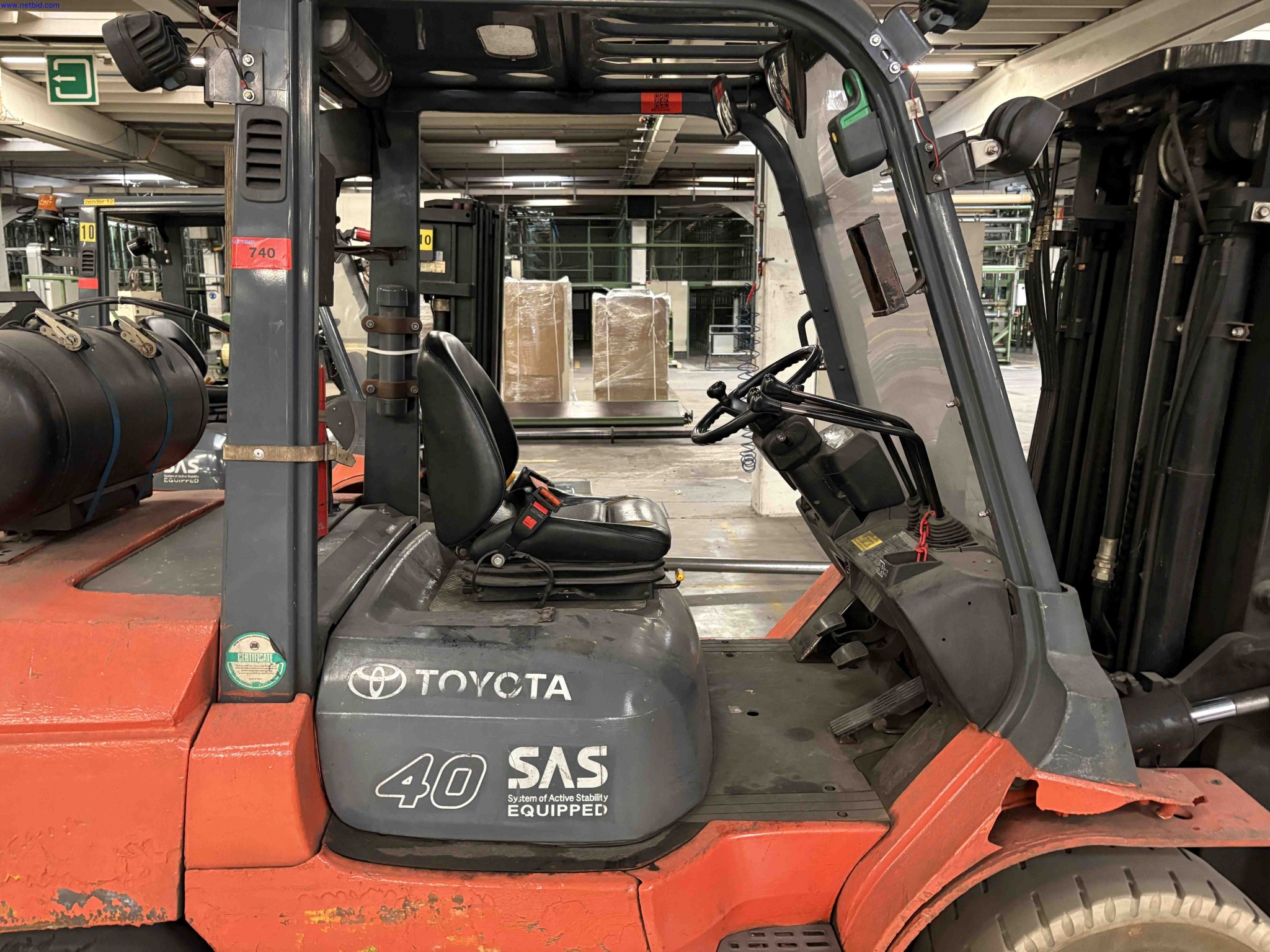 Counterbalance Fork Lift Truck Toyota 02-7FG35 – foto 10 – kavel bij NetBid, Sint Baafs Vijve