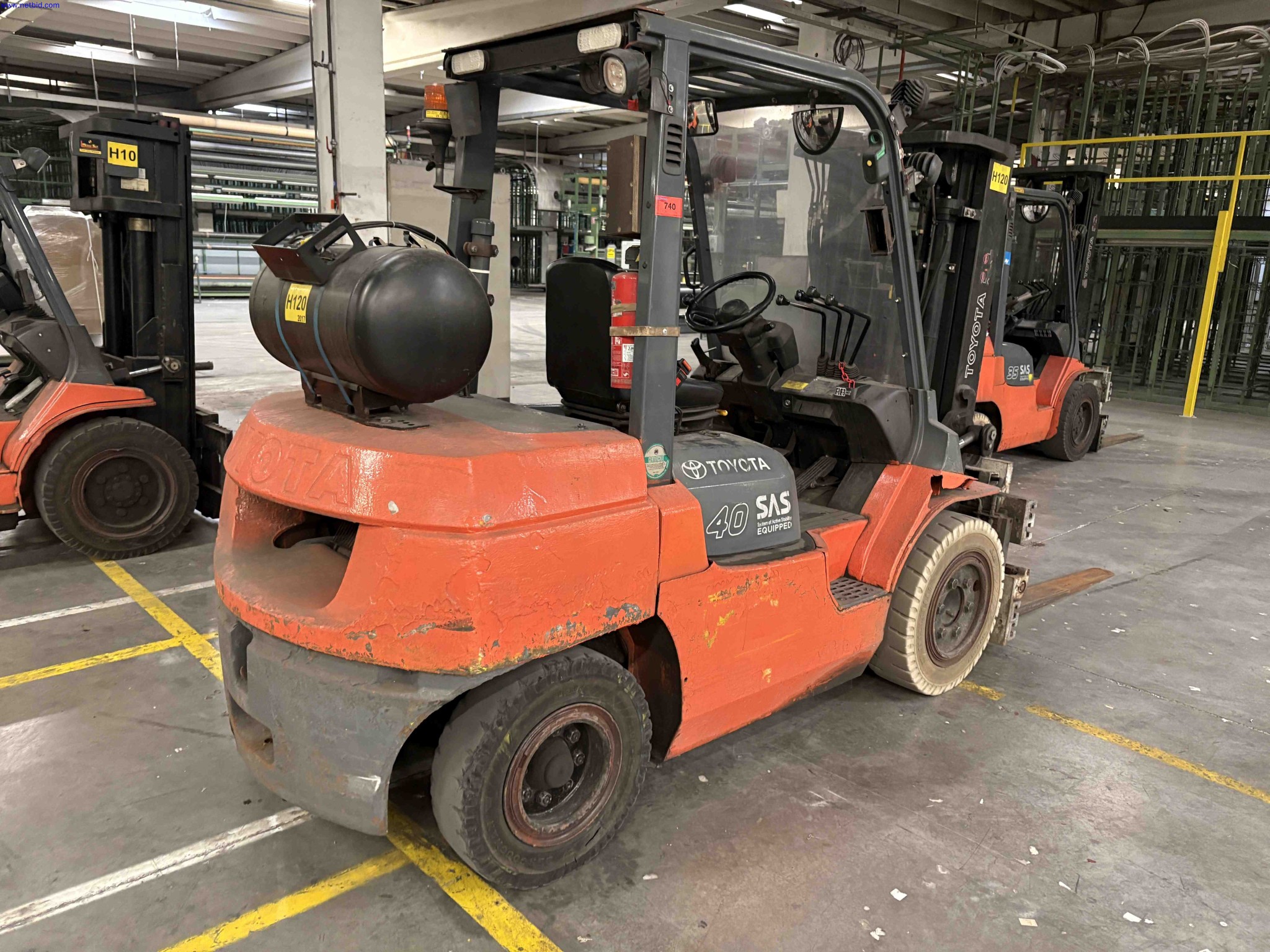 Counterbalance Fork Lift Truck Toyota 02-7FG35 – foto 4 – kavel bij NetBid, Sint Baafs Vijve