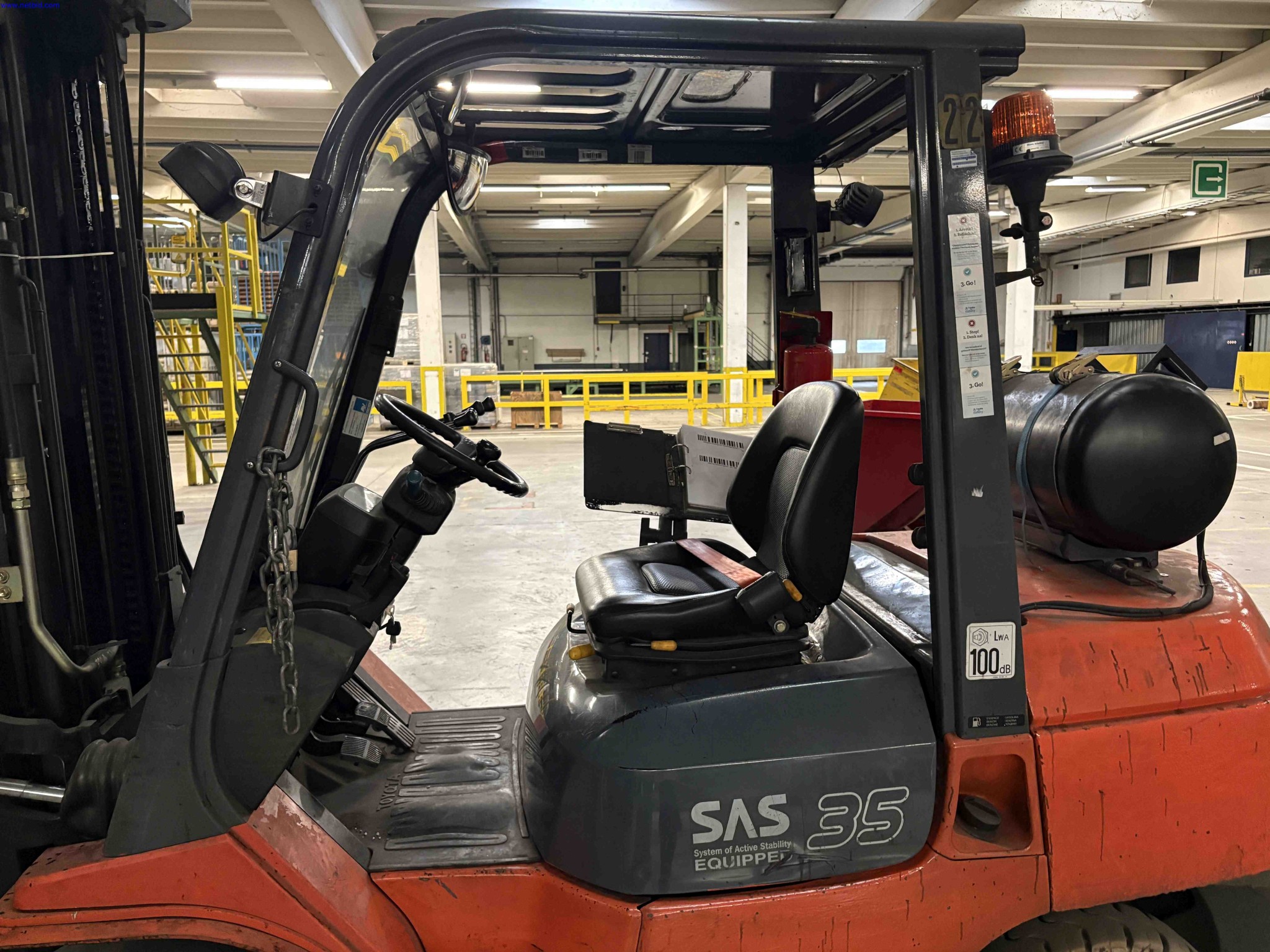 Counterbalance Fork Lift Truck Toyota 02-7FGJF35 – foto 11 – kavel bij NetBid, Sint Baafs Vijve