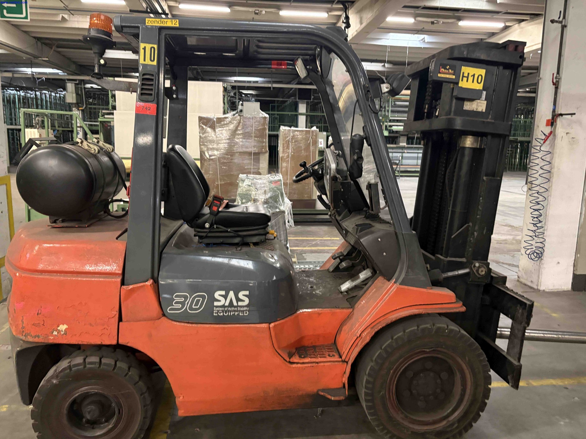 Counterbalance Fork Lift Truck Toyota 7FGJF35 – foto 12 – kavel bij NetBid, Sint Baafs Vijve