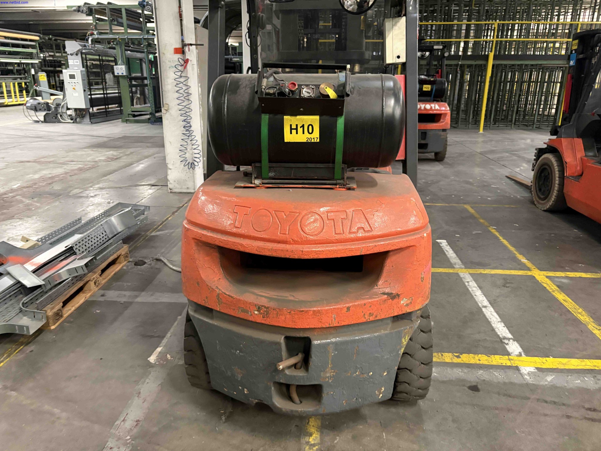Counterbalance Fork Lift Truck Toyota 7FGJF35 – foto 17 – kavel bij NetBid, Sint Baafs Vijve
