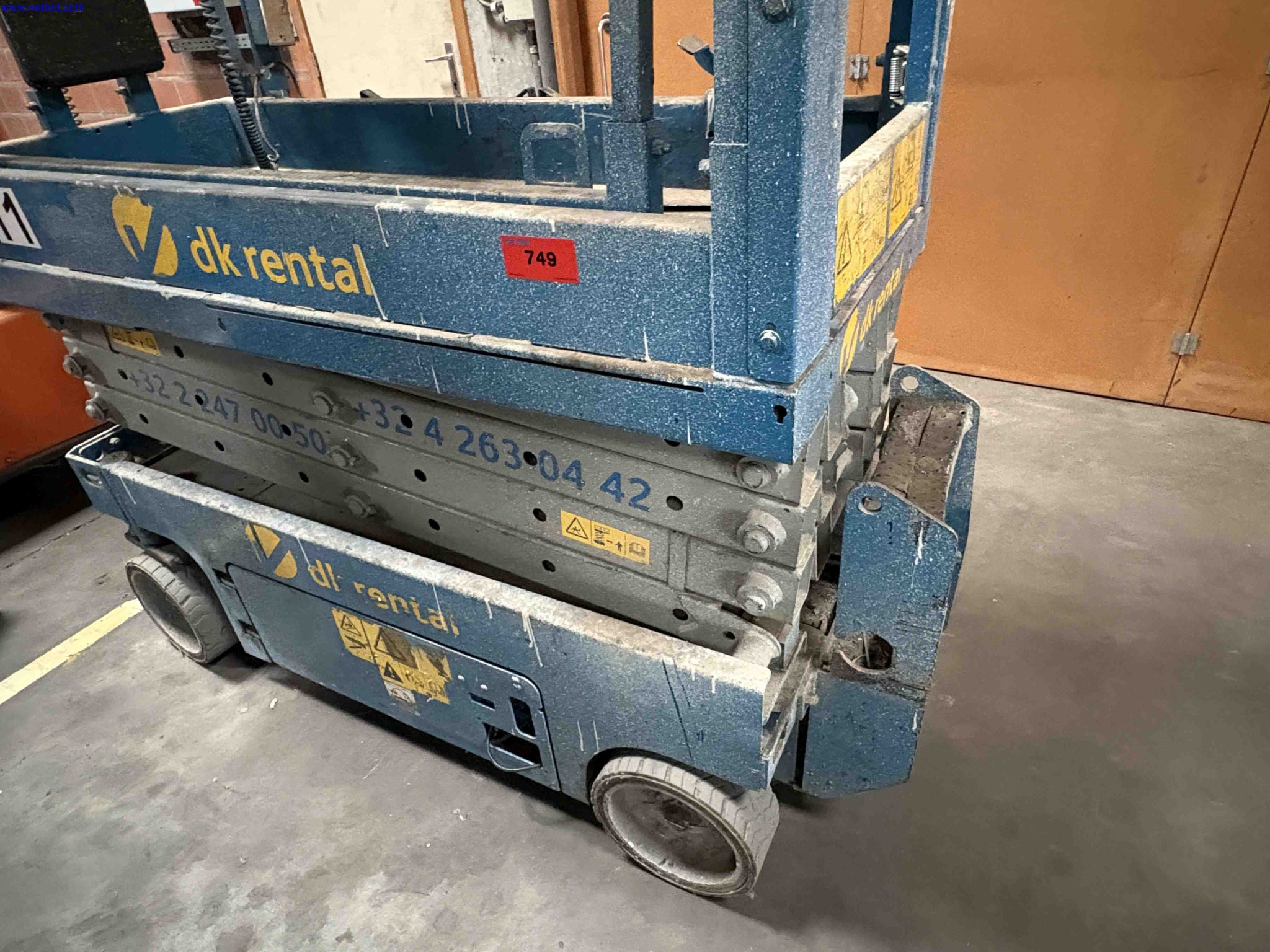 Self-Propelled Scissor Lift Genie GS-1932 – foto 6 – kavel bij NetBid, Sint Baafs Vijve