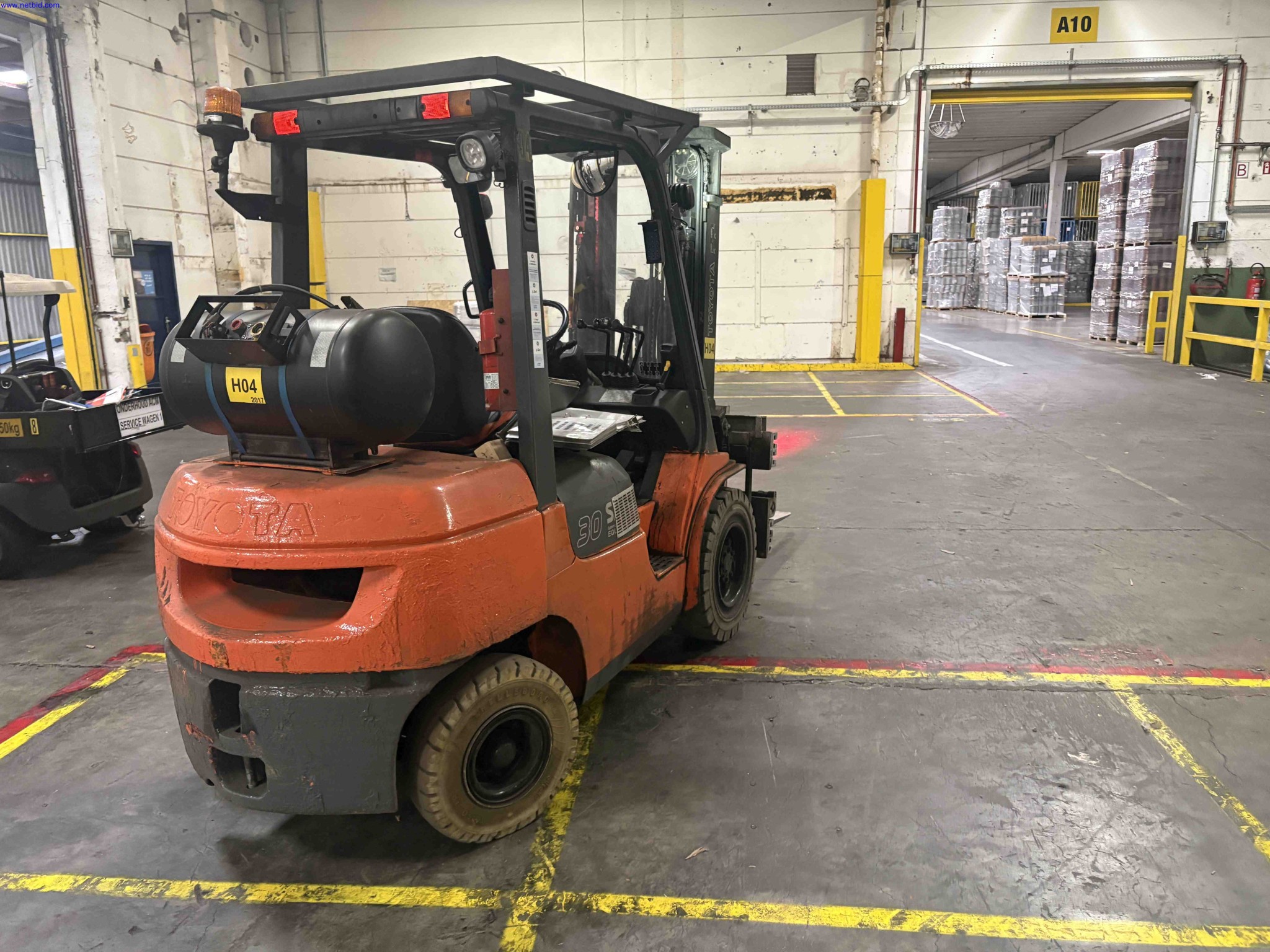 Counter Balance Fork Lift Truck Toyota 02-7FGF30 – foto 4 – kavel bij NetBid, Sint Baafs Vijve