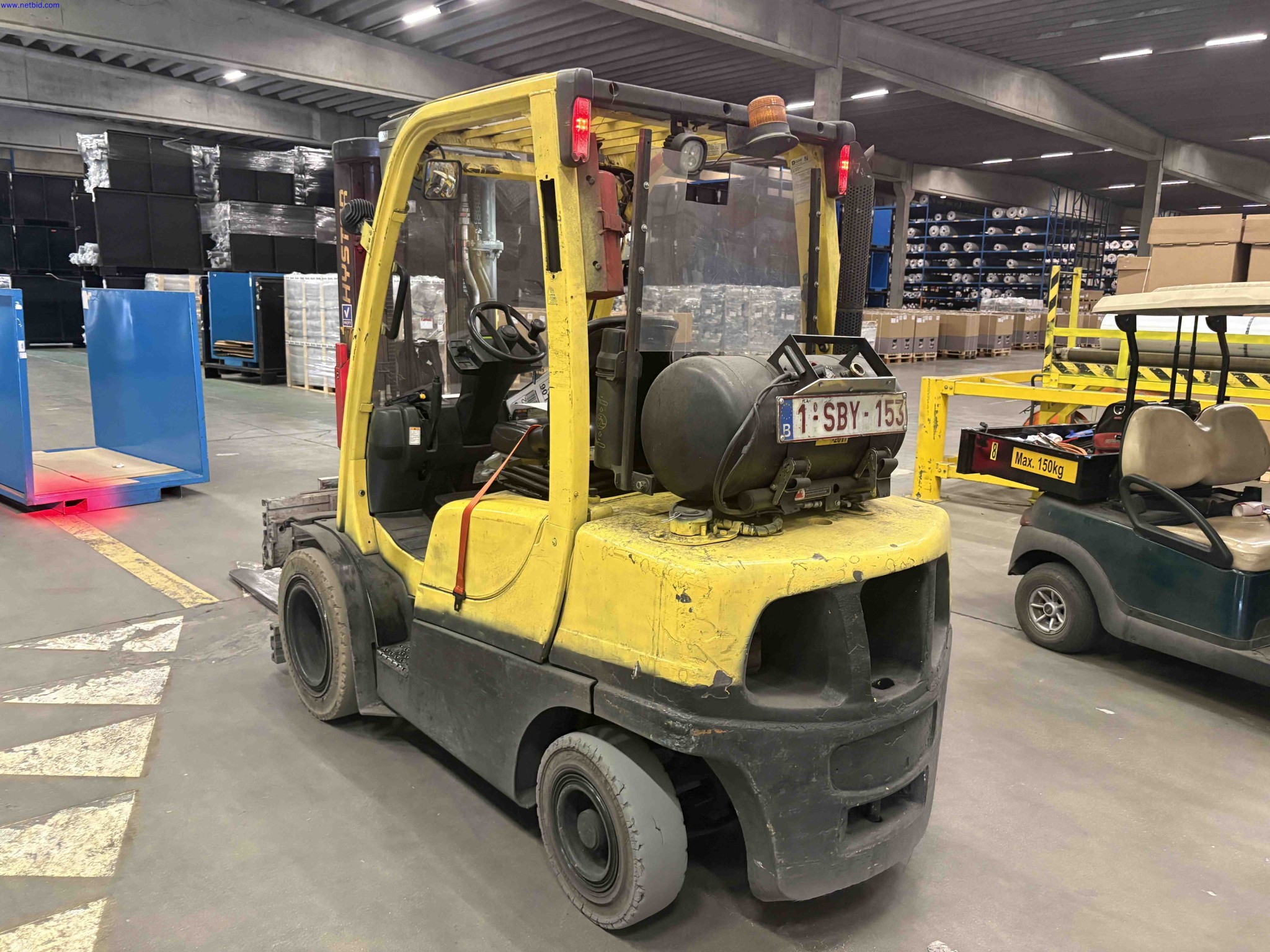 Counter Balance Fork Lift Truck Hyster H3.0FT – foto 3 – kavel bij NetBid, Sint Baafs Vijve