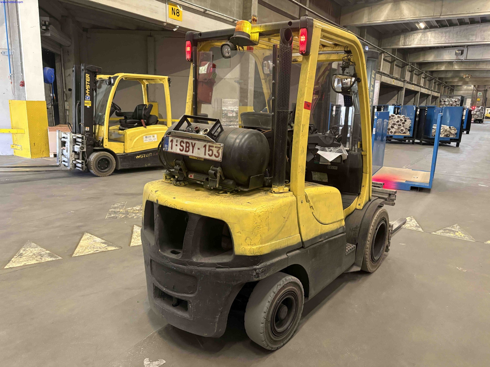 Counter Balance Fork Lift Truck Hyster H3.0FT – foto 4 – kavel bij NetBid, Sint Baafs Vijve