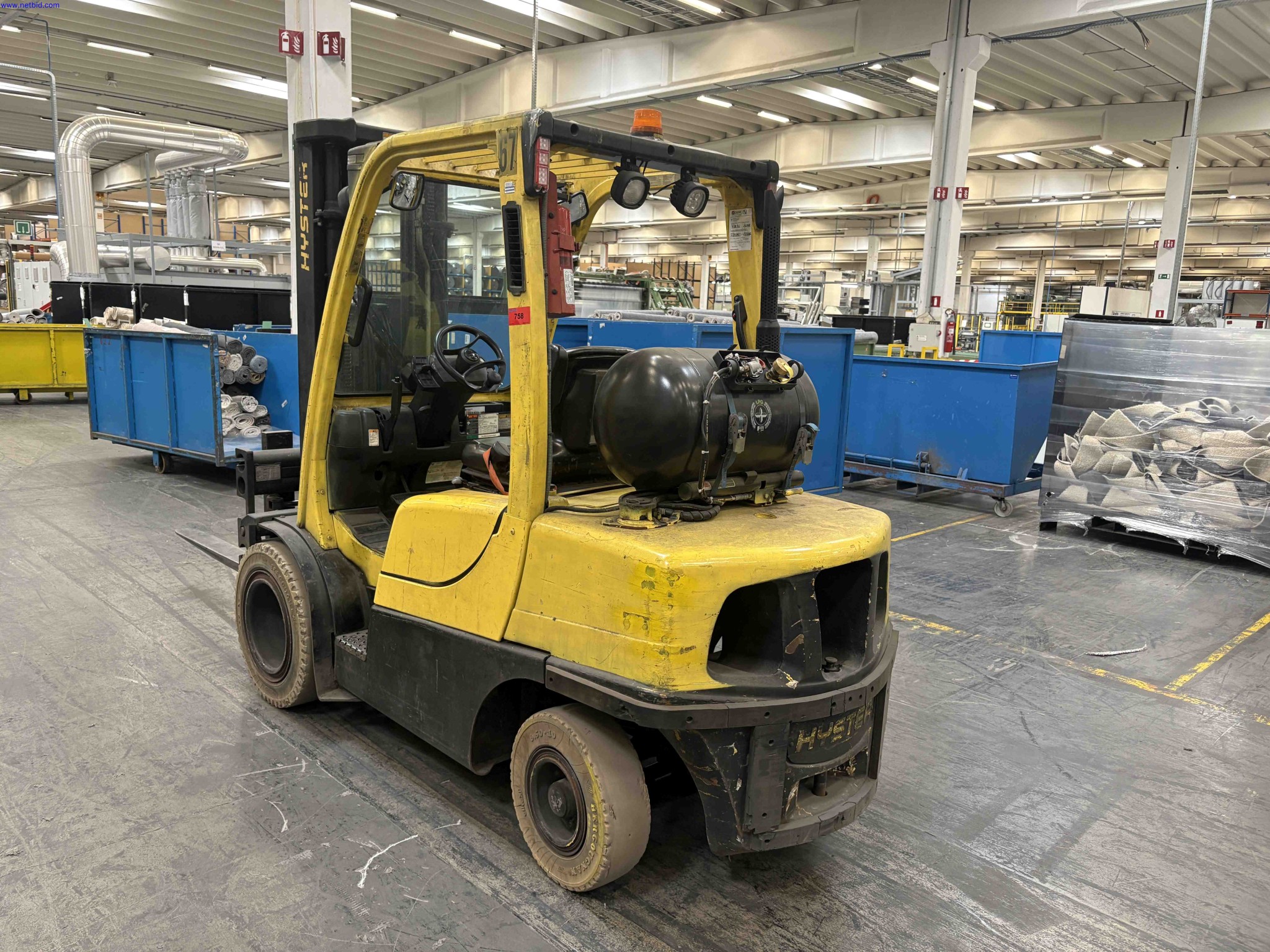 Counter Balance Fork Lift Truck Hyster H3.5FT – foto 3 – kavel bij NetBid, Sint Baafs Vijve