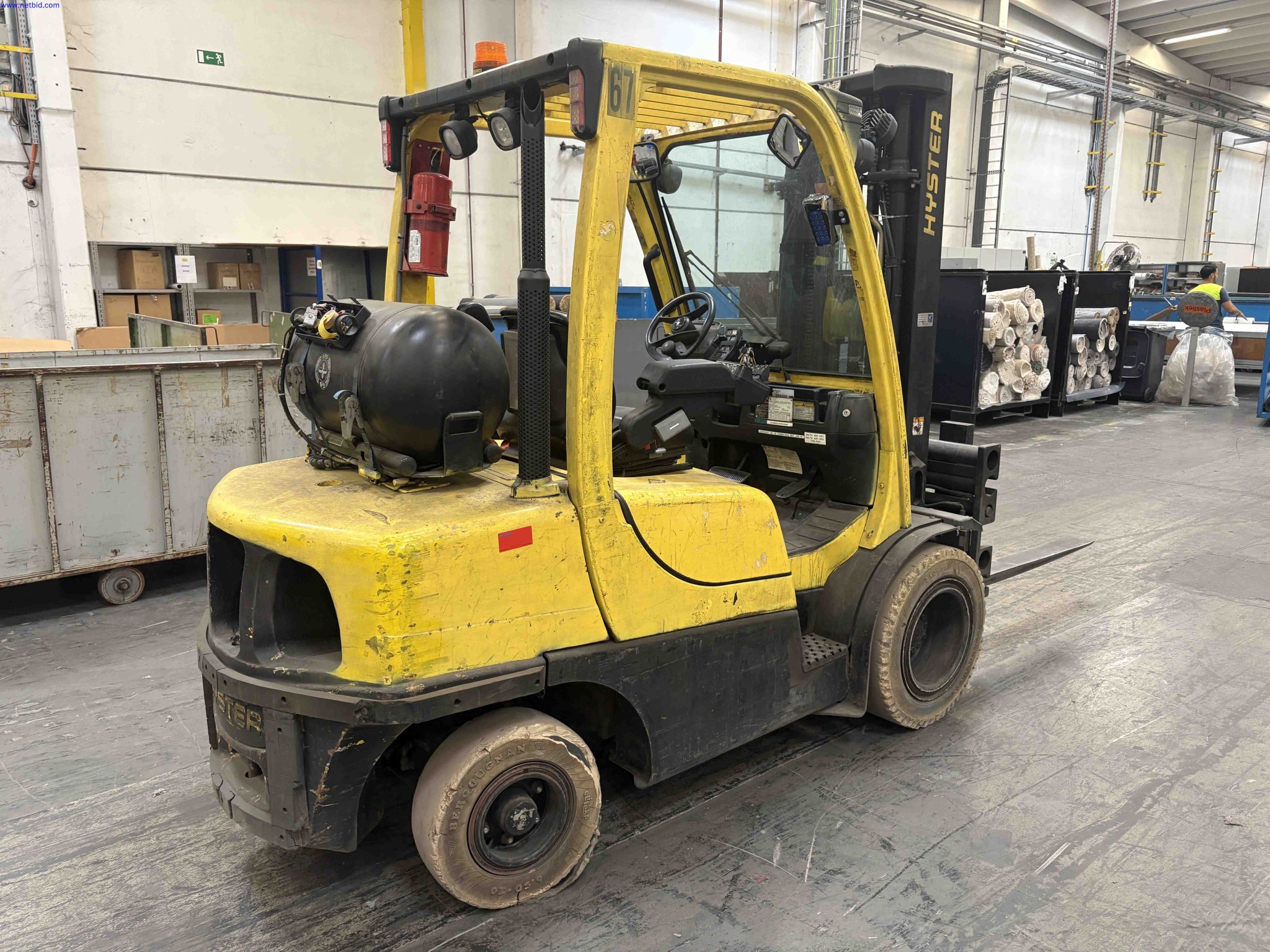 Counter Balance Fork Lift Truck Hyster H3.5FT – foto 4 – kavel bij NetBid, Sint Baafs Vijve