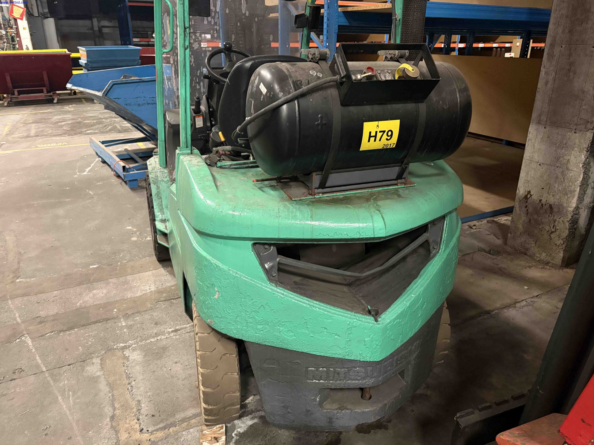 LPG Counterbalance Forklift Truck Mitsubishi FG30N – foto 13 – kavel bij NetBid, Sint Baafs Vijve