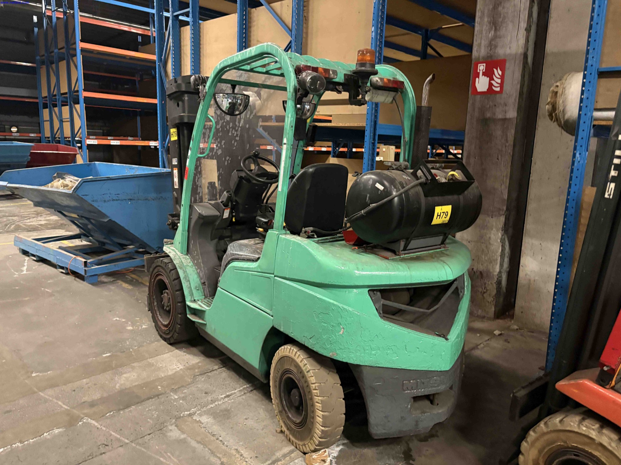 LPG Counterbalance Forklift Truck Mitsubishi FG30N – foto 2 – kavel bij NetBid, Sint Baafs Vijve