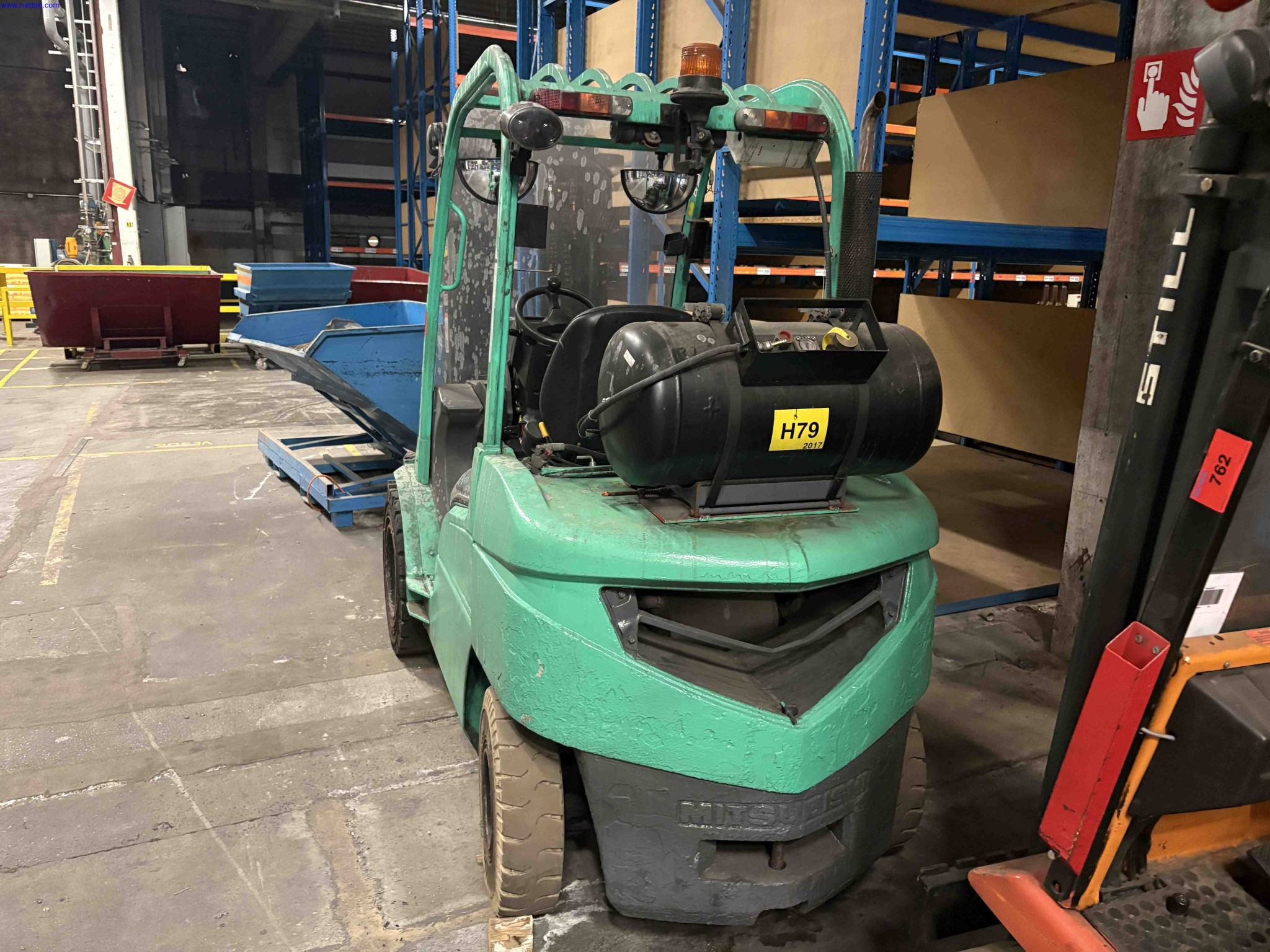 LPG Counterbalance Forklift Truck Mitsubishi FG30N – foto 3 – kavel bij NetBid, Sint Baafs Vijve