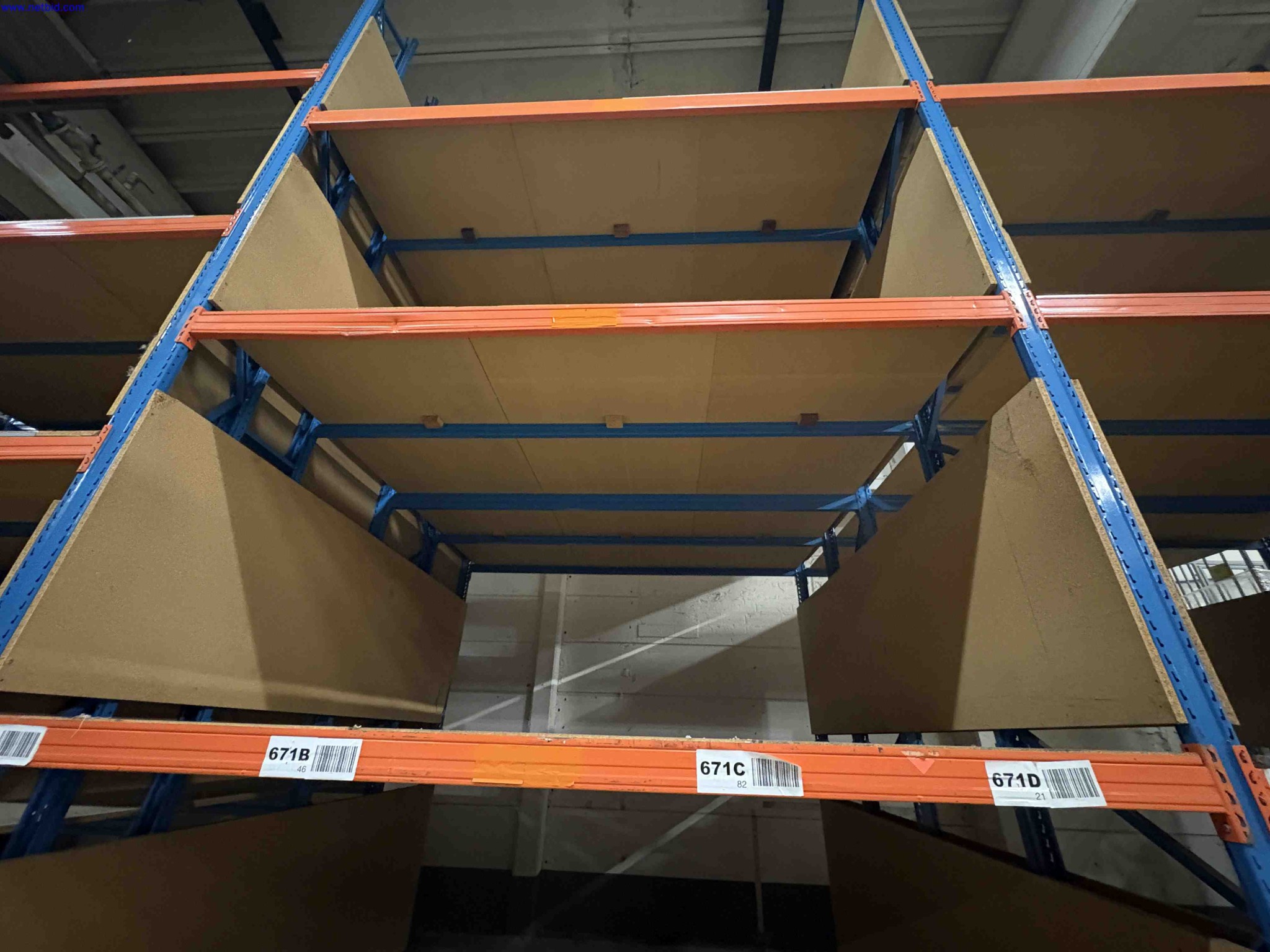 High Bay Wide Frame Boltless Racking – foto 17 – kavel bij NetBid, Sint Baafs Vijve