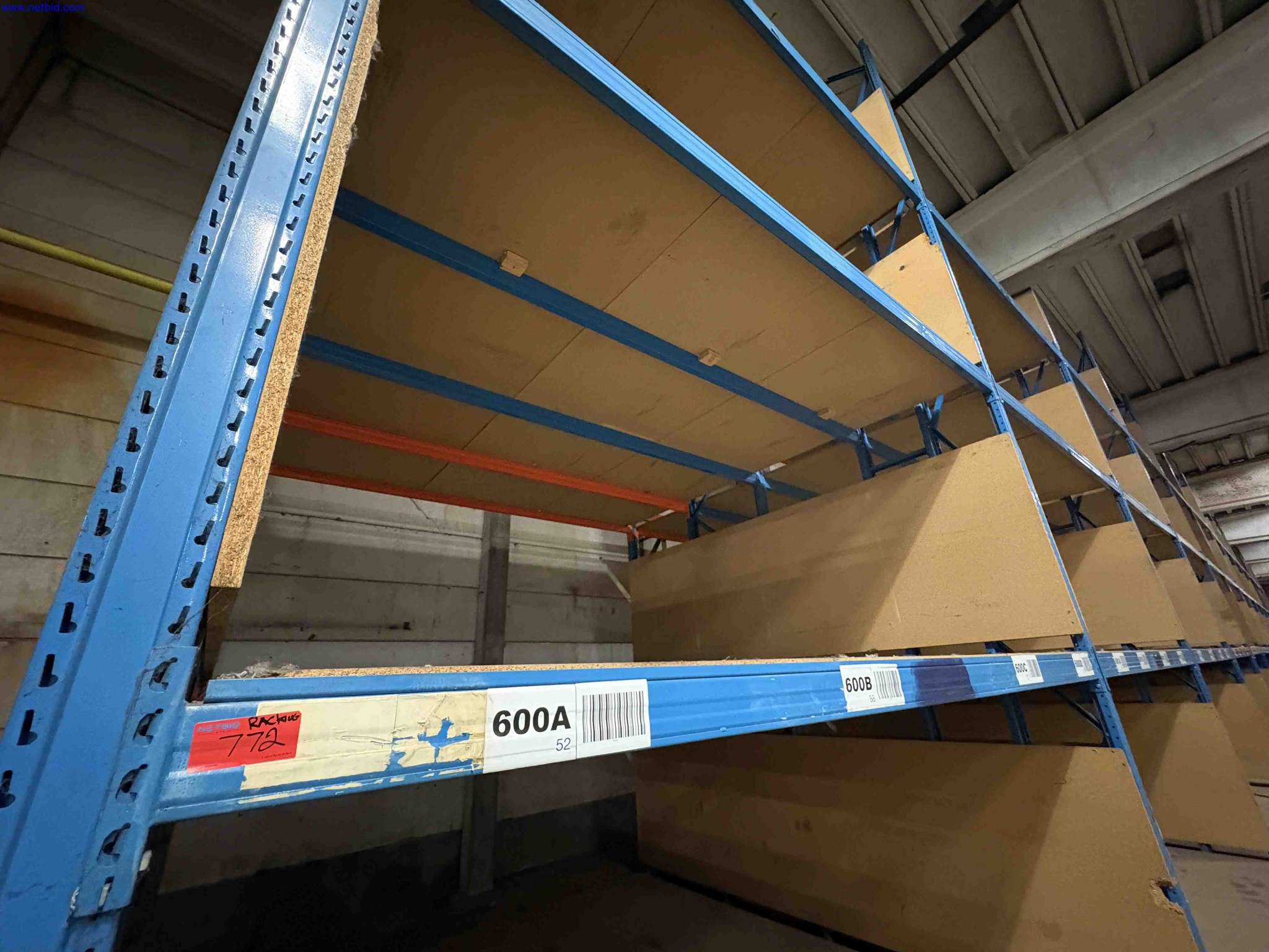 High Bay Wide Frame Boltless Racking – foto 22 – kavel bij NetBid, Sint Baafs Vijve