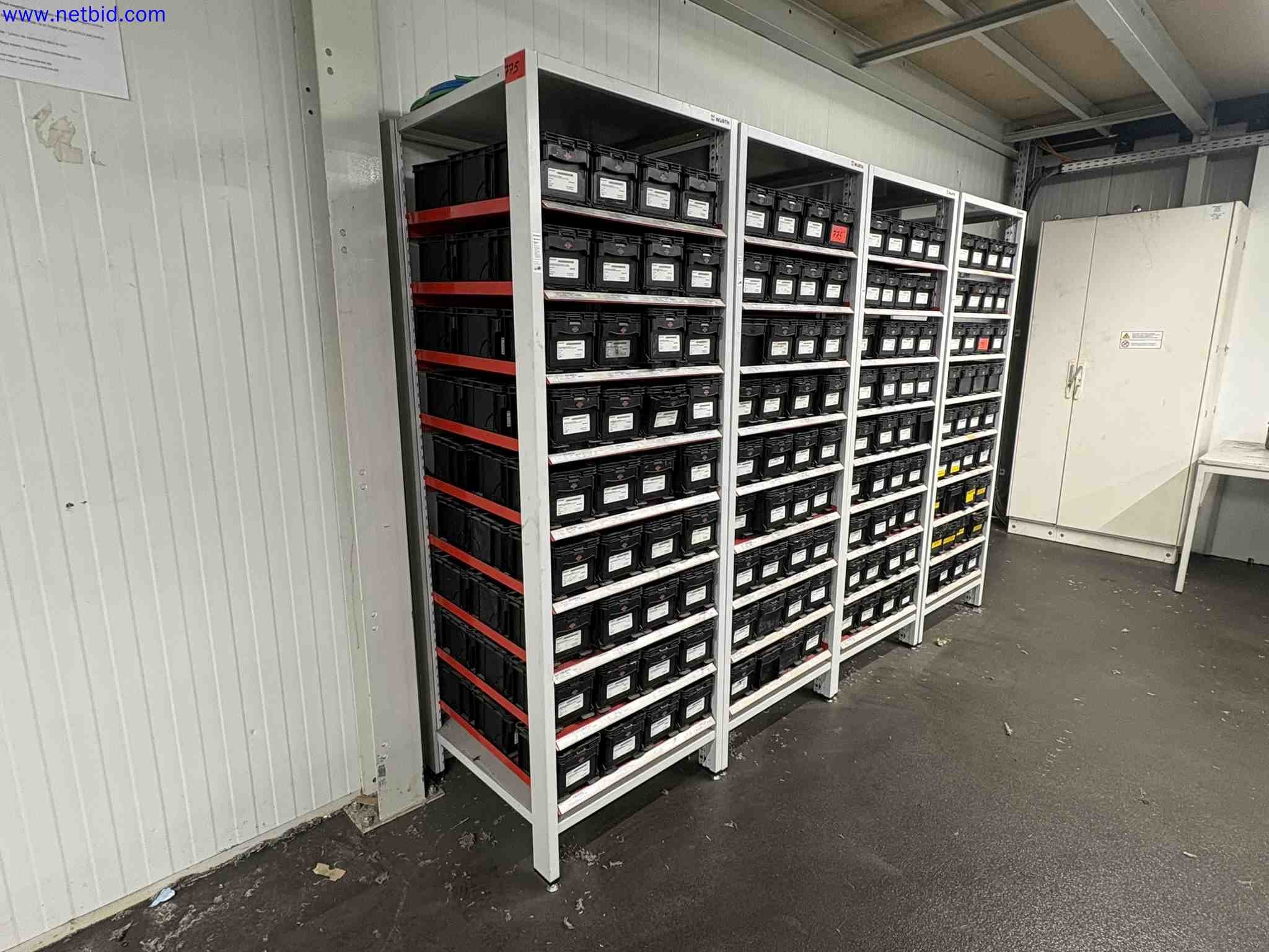 Rack with Boxes Wurth – foto 2 – kavel bij NetBid, Sint Baafs Vijve