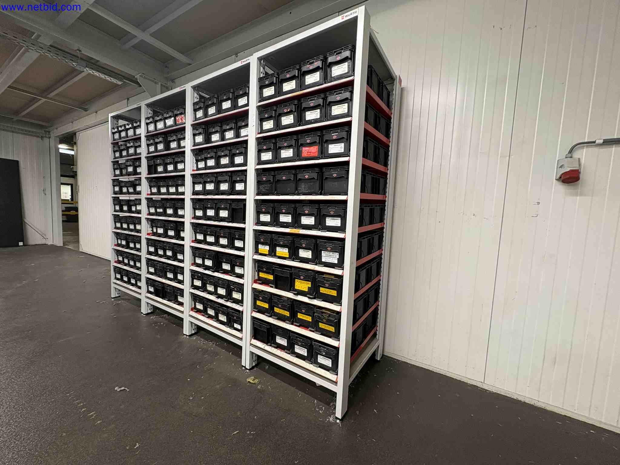 Rack with Boxes Wurth – foto 3 – kavel bij NetBid, Sint Baafs Vijve