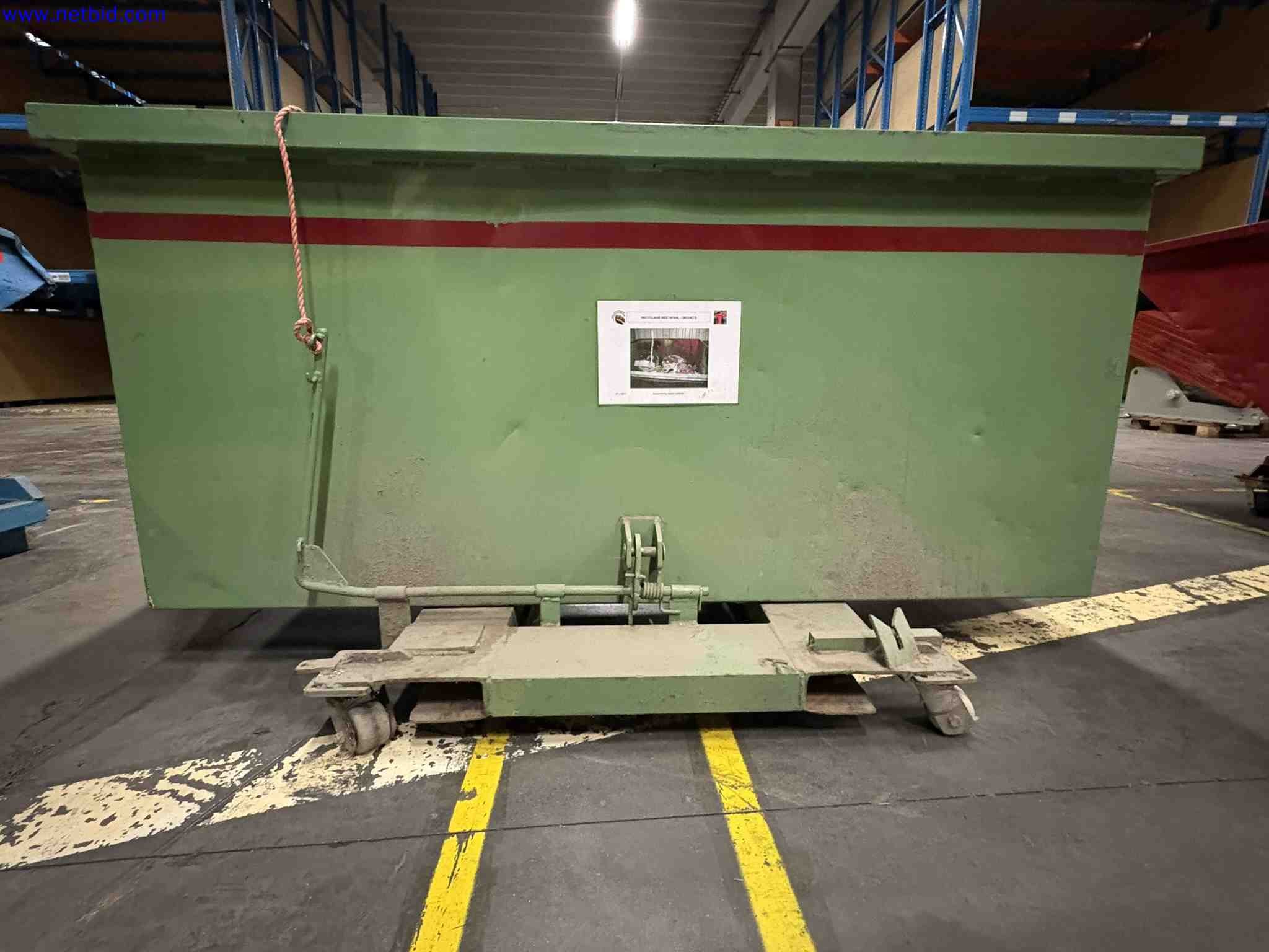 6 Fork-truck tipper skips – foto 4 – kavel bij NetBid, Sint Baafs Vijve