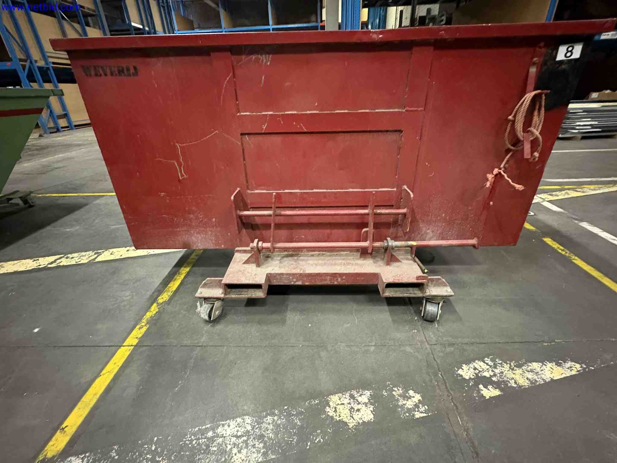 6 Fork-truck tipper skips – foto 6 – kavel bij NetBid, Sint Baafs Vijve