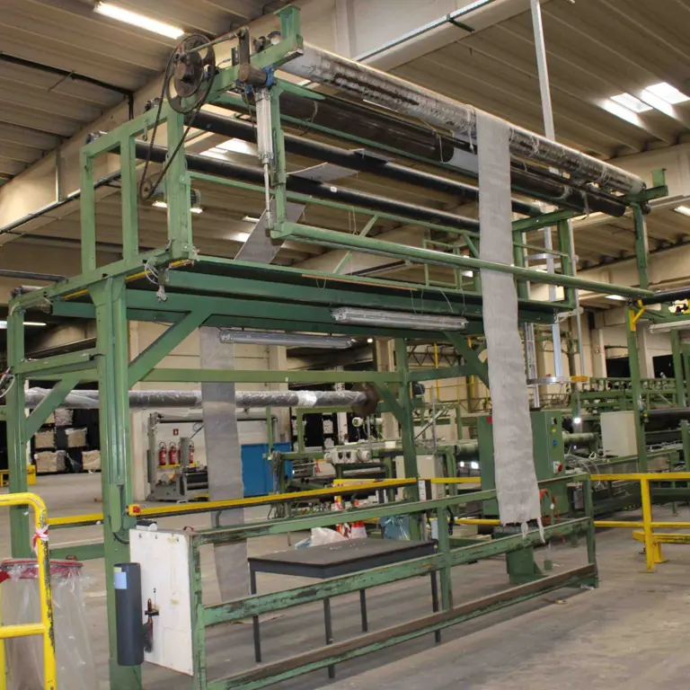 Carpet Roll Unwinding & Accumulation Line (Plaiting / Stacking Unit)