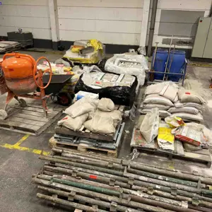 1 Posten Quantity of construction consumables