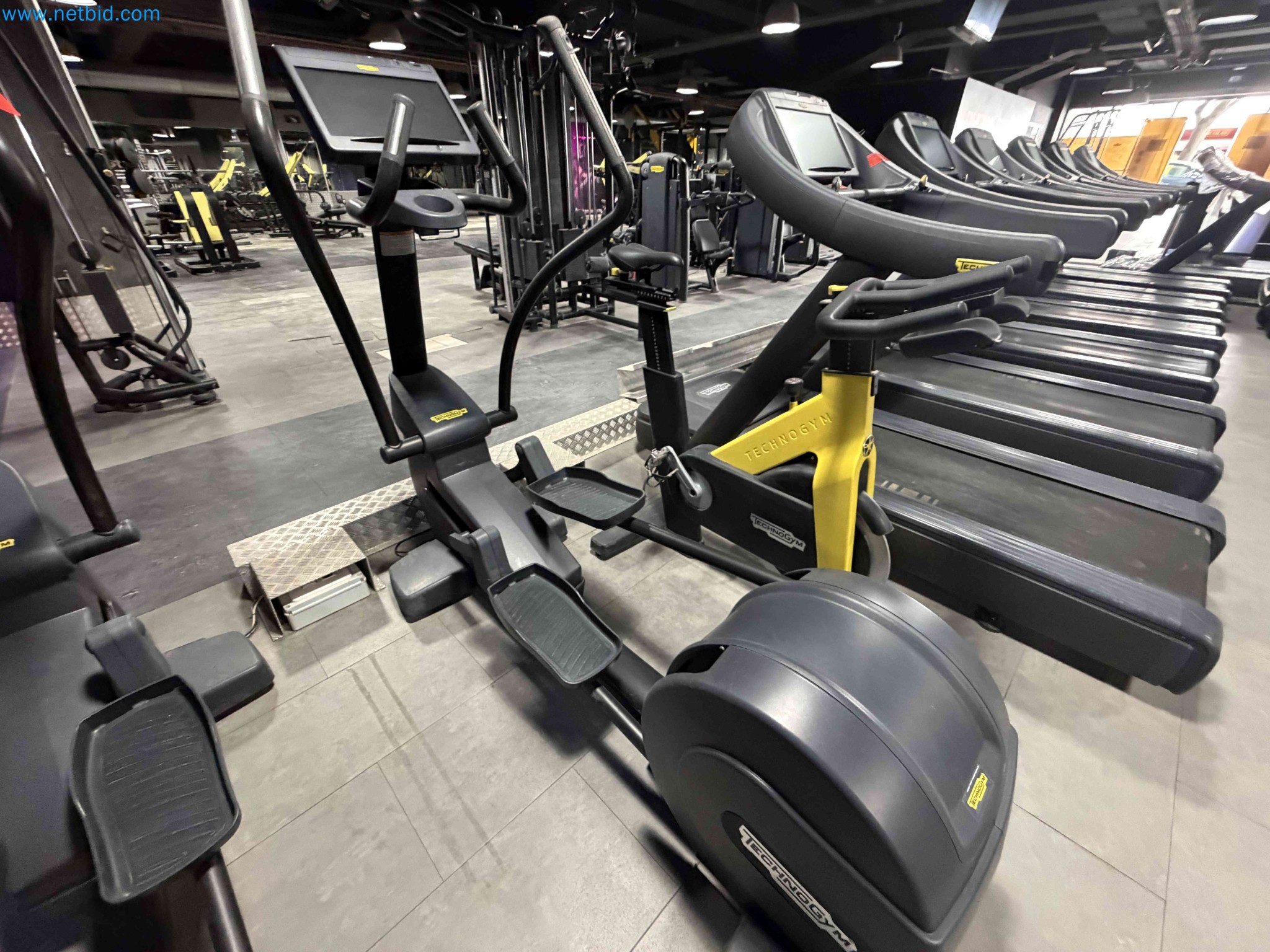 Auction of Used Technogym Gym Equipment – Professional Fitness Machines-12