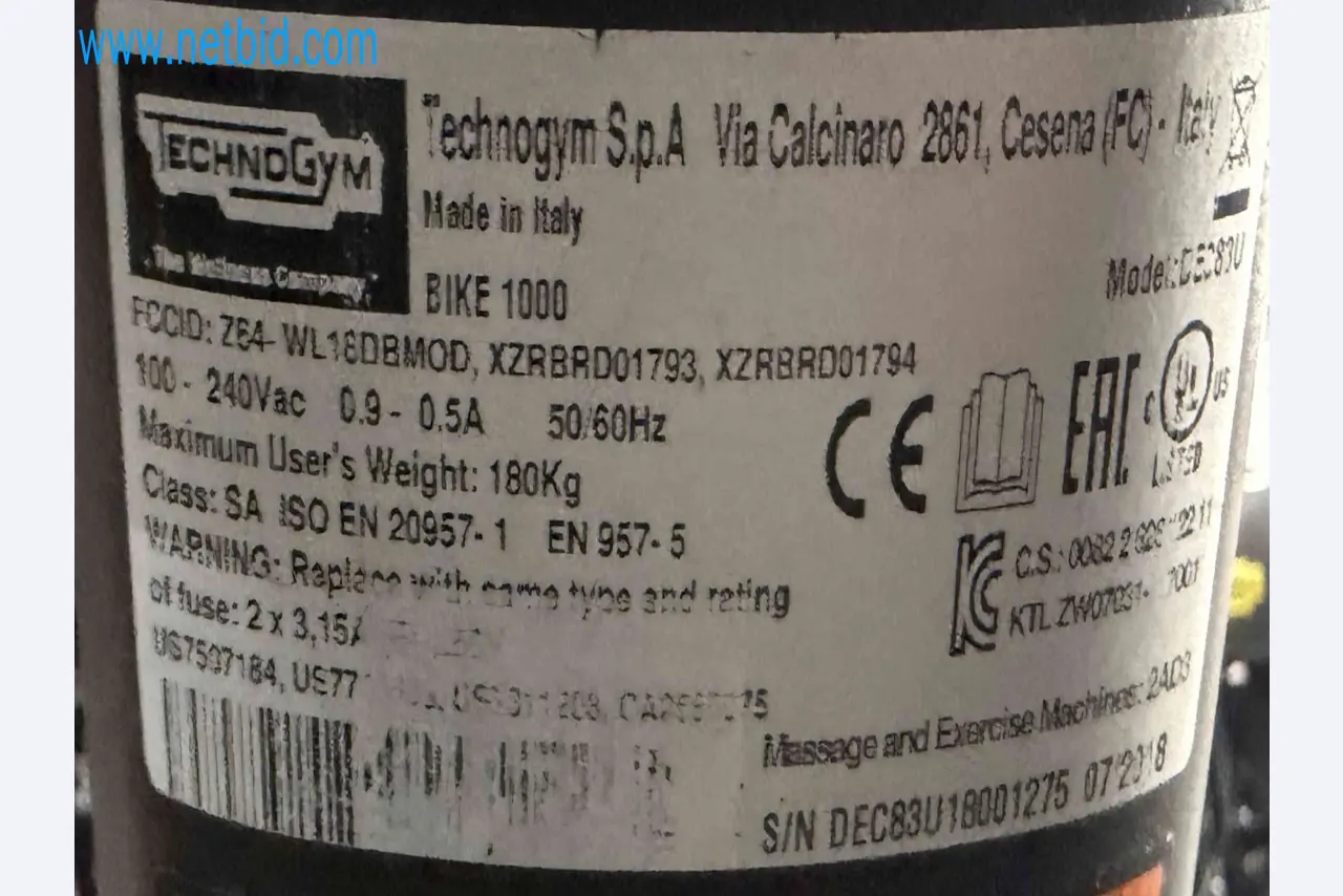 Auction of Used Technogym Gym Equipment – Professional Fitness Machines-8