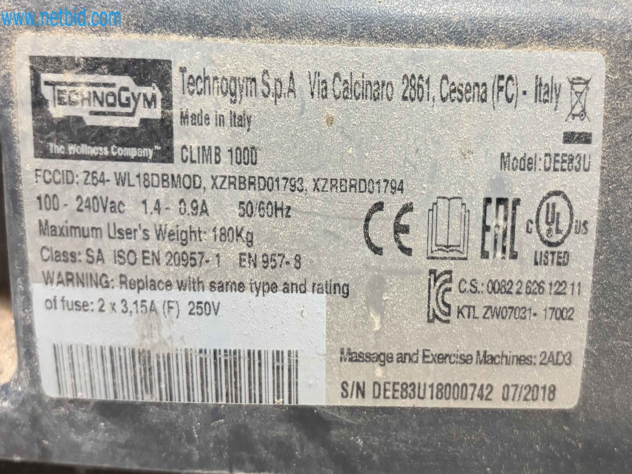 Auction of Used Technogym Gym Equipment – Professional Fitness Machines-9