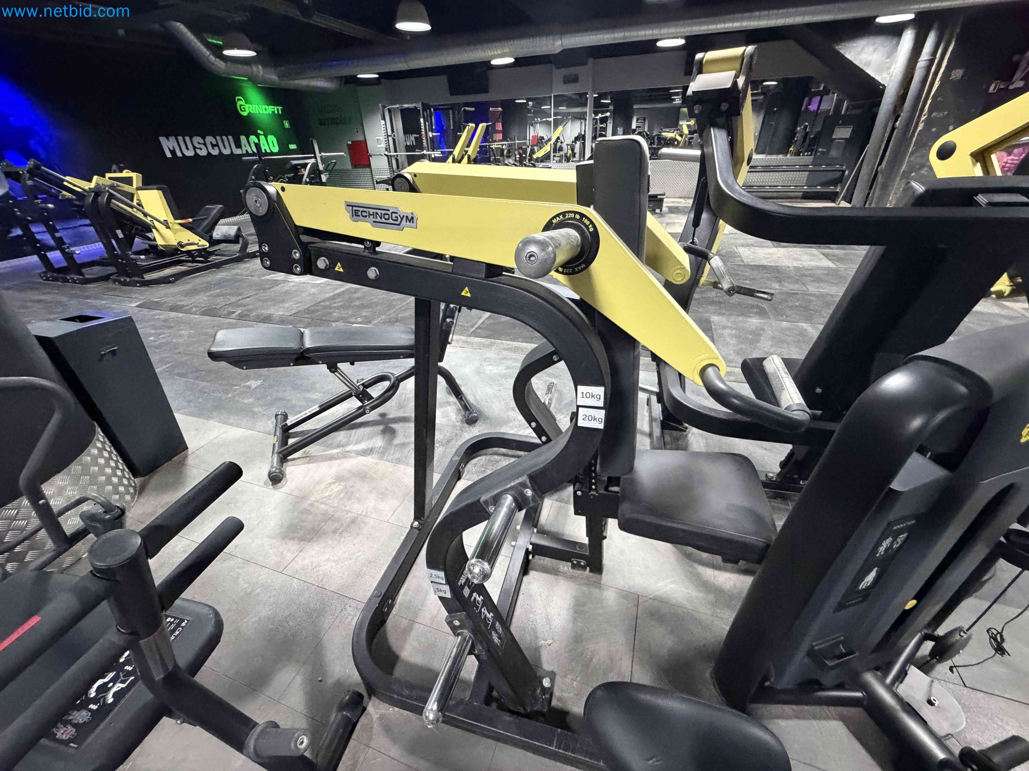 Auction of Used Technogym Gym Equipment – Professional Fitness Machines-1
