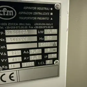 Absaugung CFM 3VT22XCA