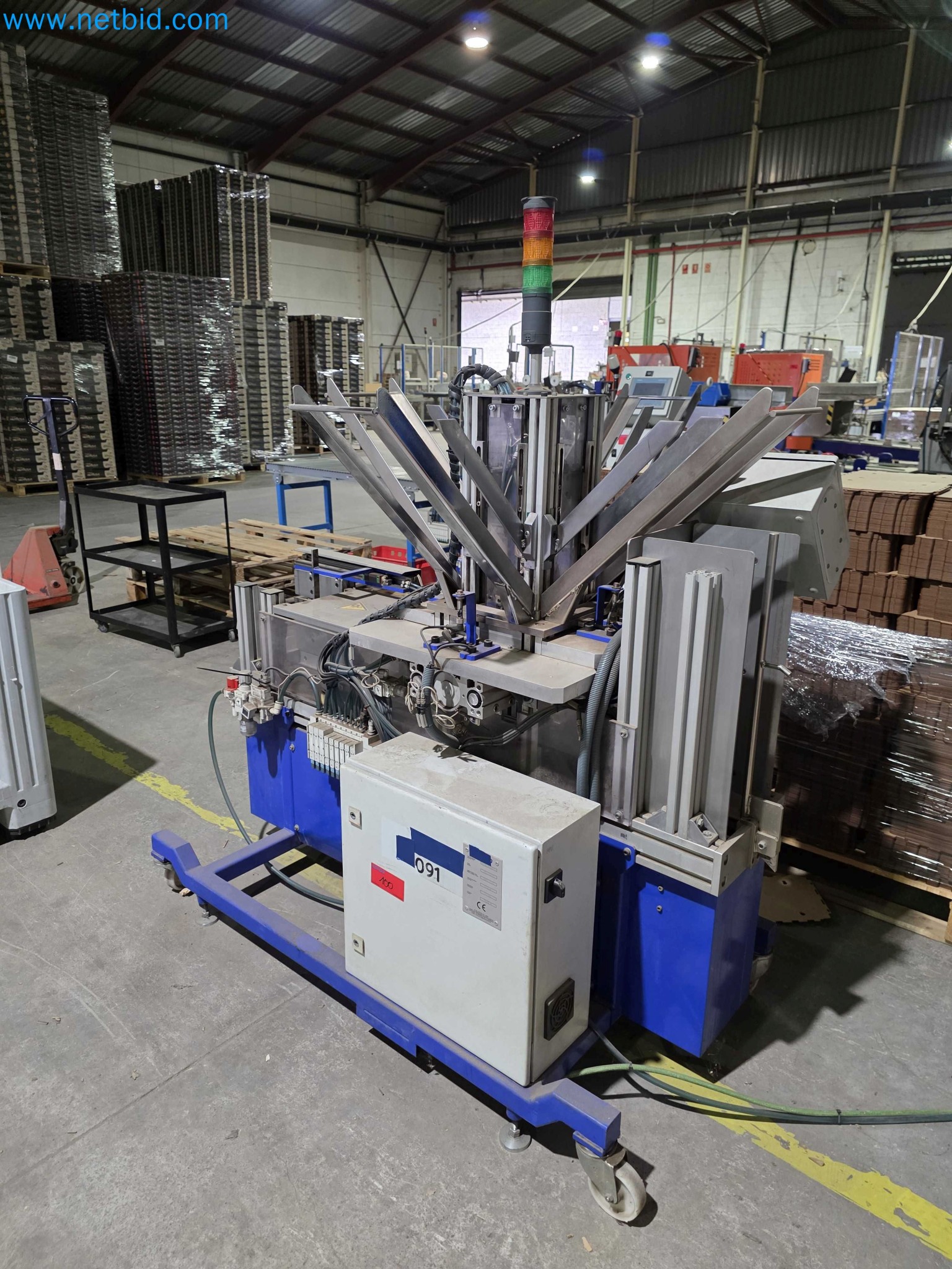 Likvidace podniku - Použité balicí stroje na balení ovoce a zeleniny (výrobní linka MDF)-2