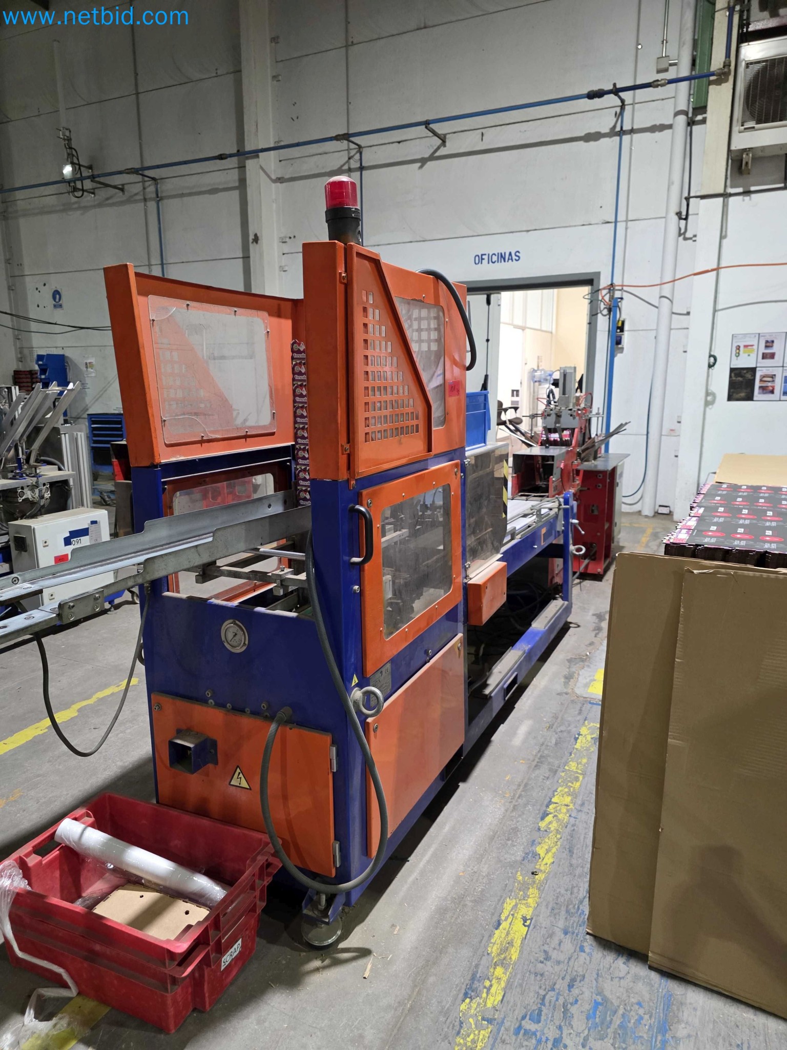 Likvidace podniku - Použité balicí stroje na balení ovoce a zeleniny (výrobní linka MDF)-4