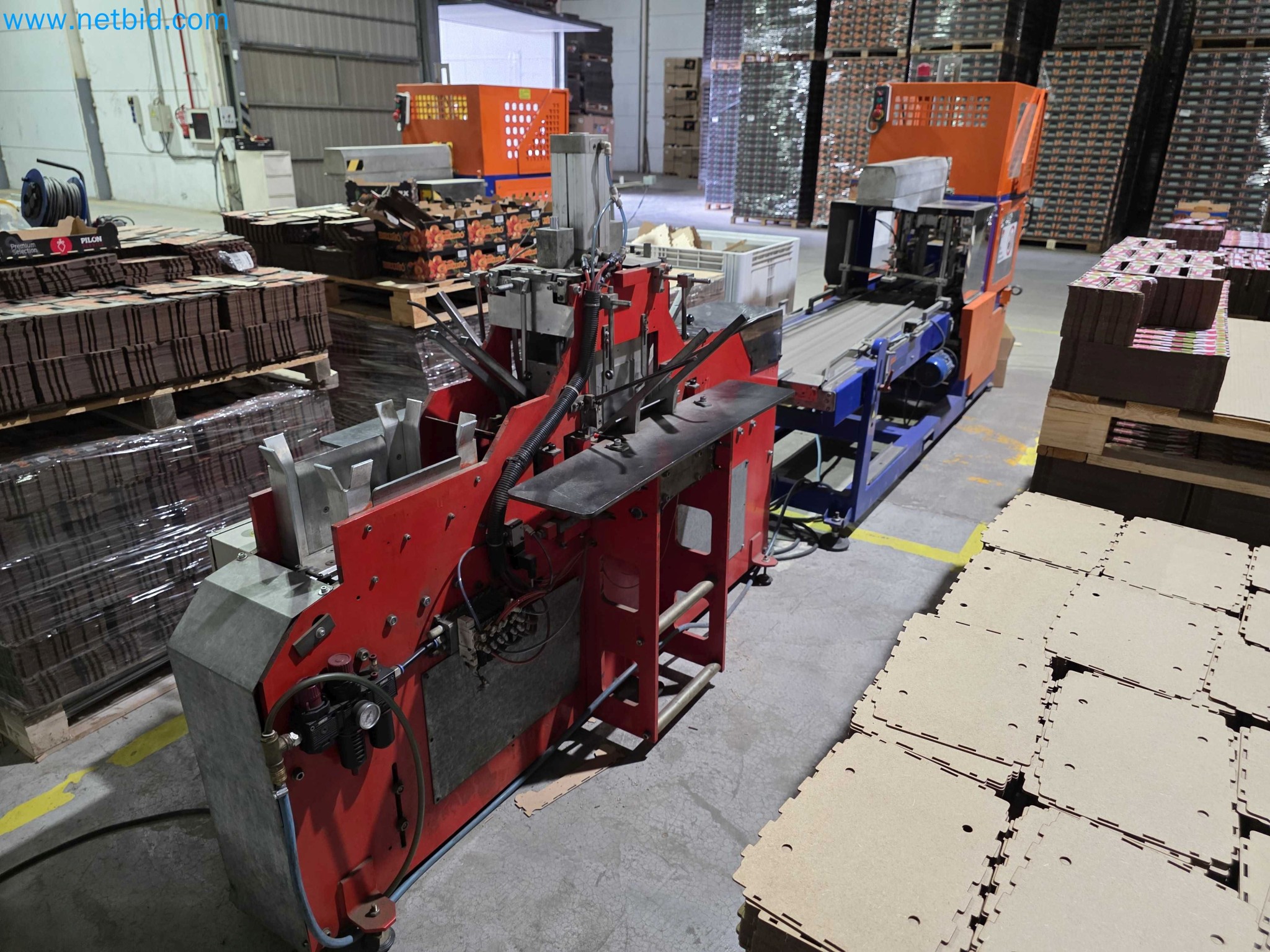 Factory Closure Auction – Used Packaging Machinery for Fresh Produce (MDF / Wood Fiber) Packaging Production Line-2