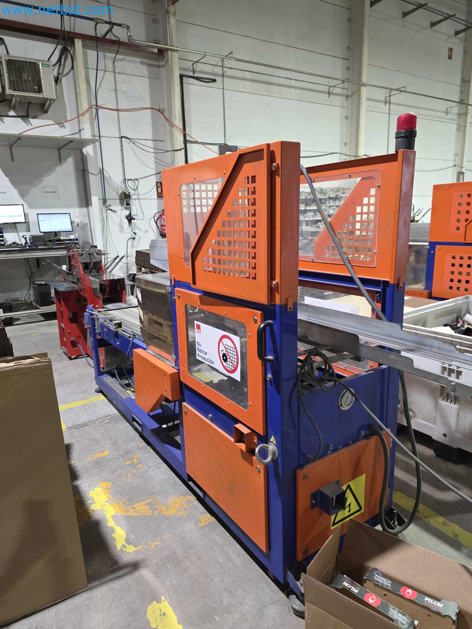 Factory Closure Auction – Used Packaging Machinery for Fresh Produce (MDF / Wood Fiber) Packaging Production Line-4