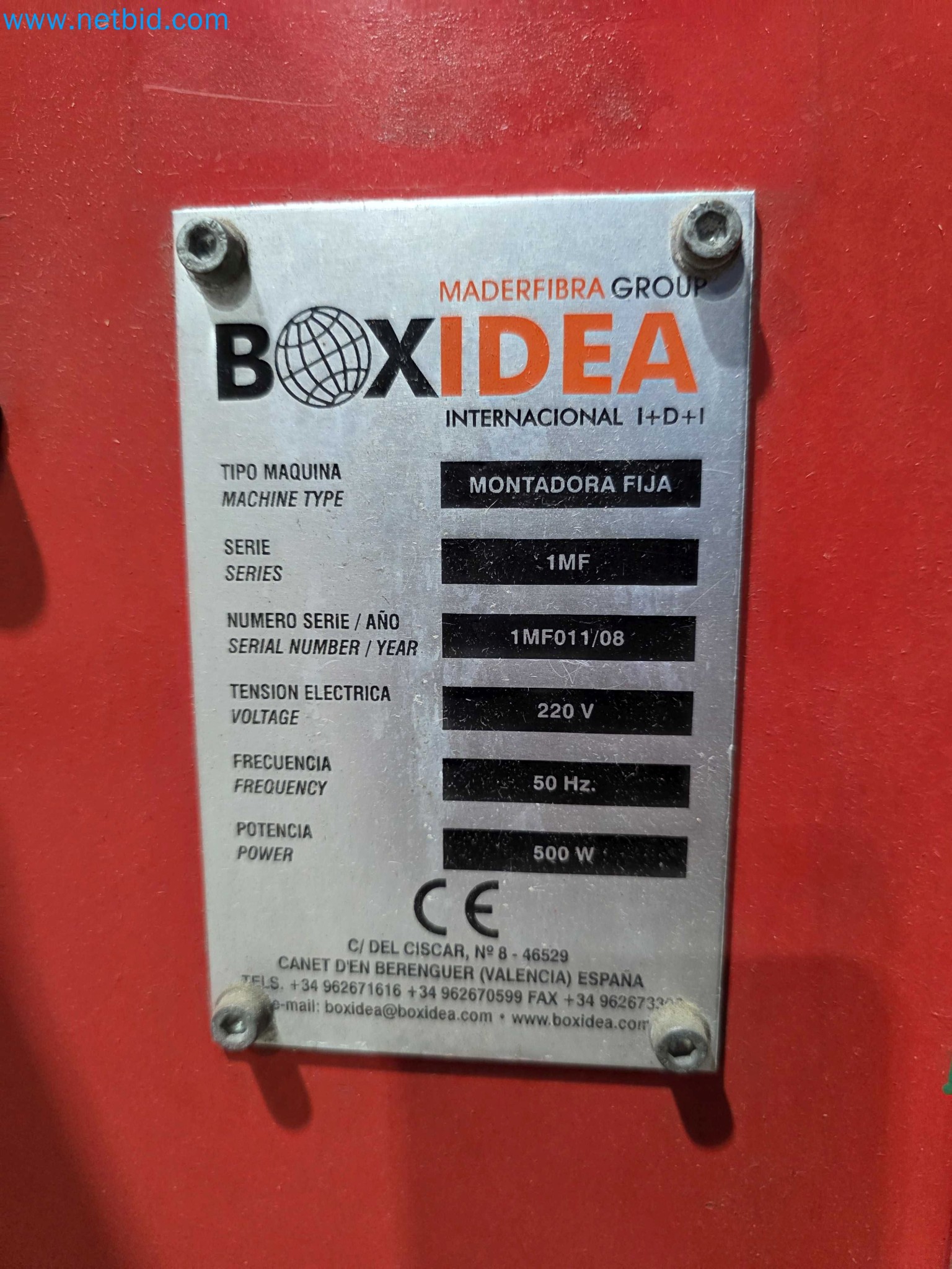 Factory Closure Auction – Used Packaging Machinery for Fresh Produce (MDF / Wood Fiber) Packaging Production Line-11