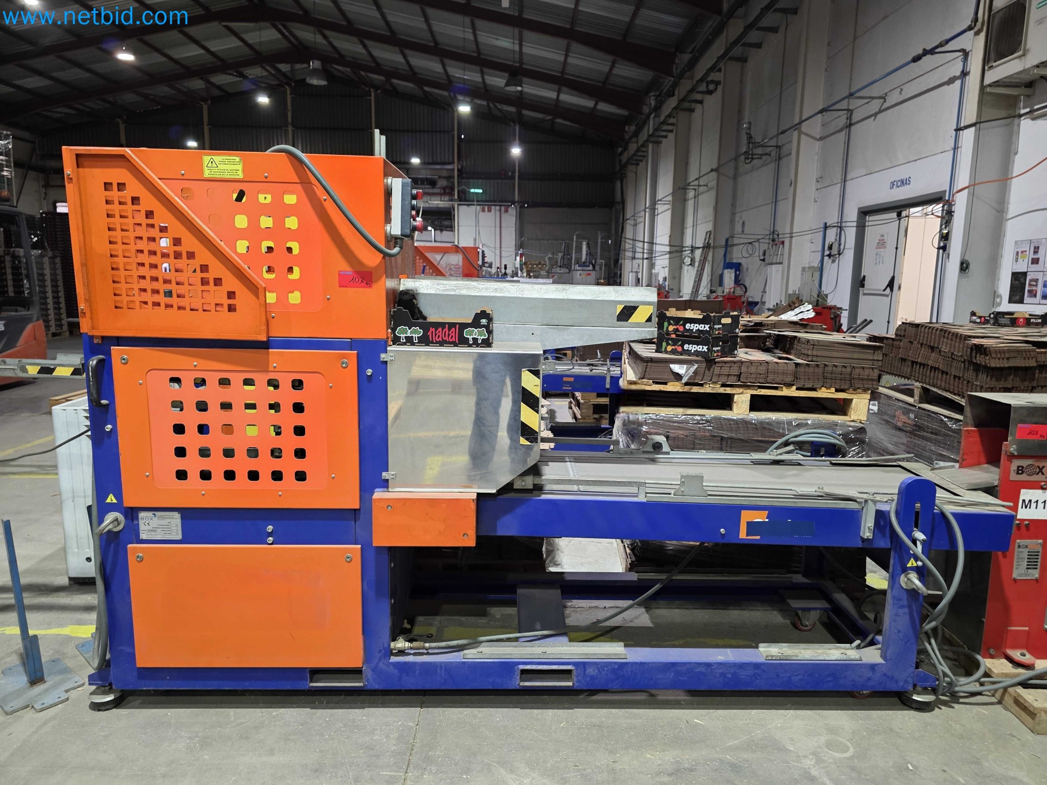 Factory Closure Auction – Used Packaging Machinery for Fresh Produce (MDF / Wood Fiber) Packaging Production Line-13